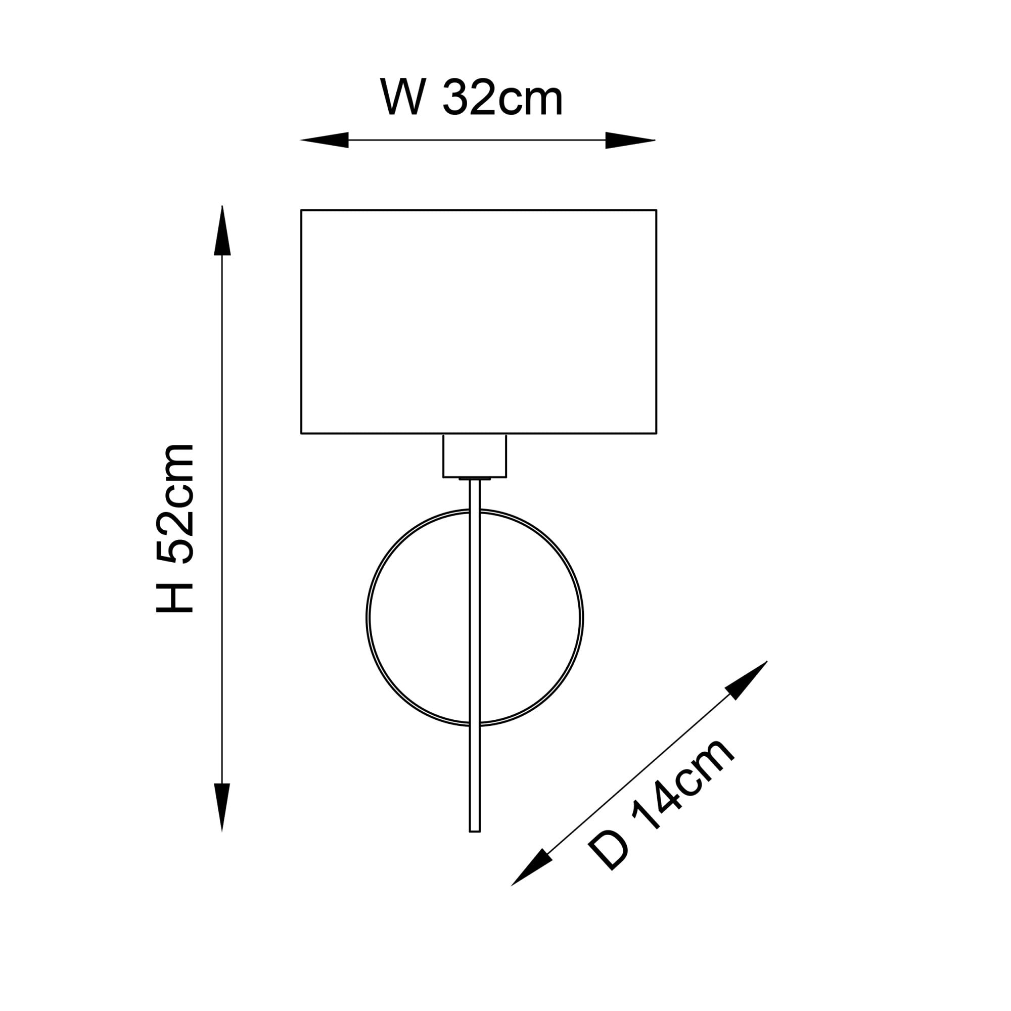 Utopia Interlink Wall Light - Antique Silver Leaf With Teal Shade