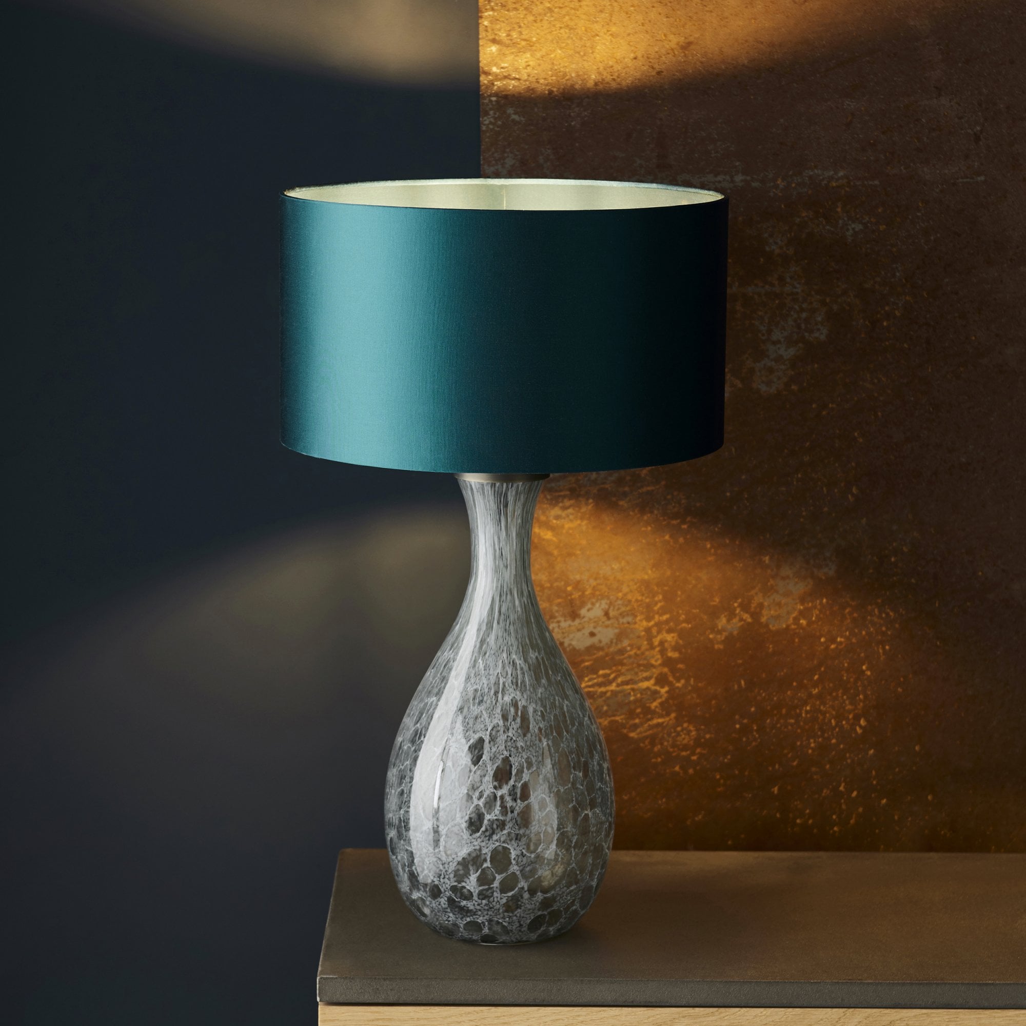 Endon Merula Table Lamp - Glass - Base Only - 51cm Tall
