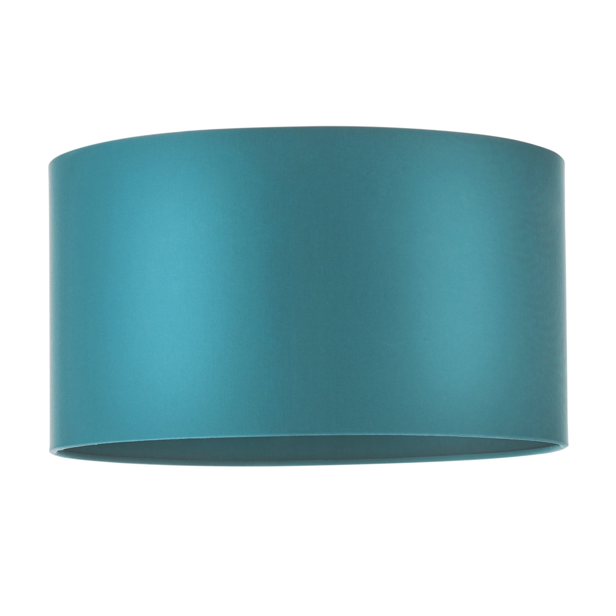 Utopia Peacock Cylinder - Shade Only Teal - 38cm Diameter - Shade Only