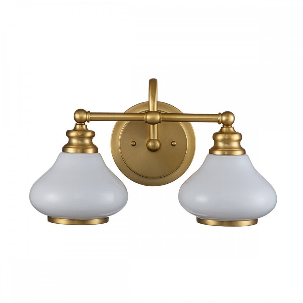 Hinkley Ainsley 2 Light Wall Light - Burnished Brass