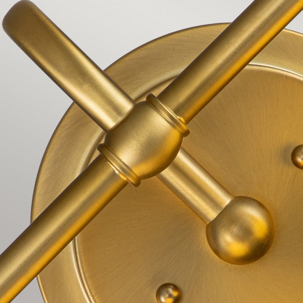 Hinkley Ainsley 2 Light Wall Light - Burnished Brass