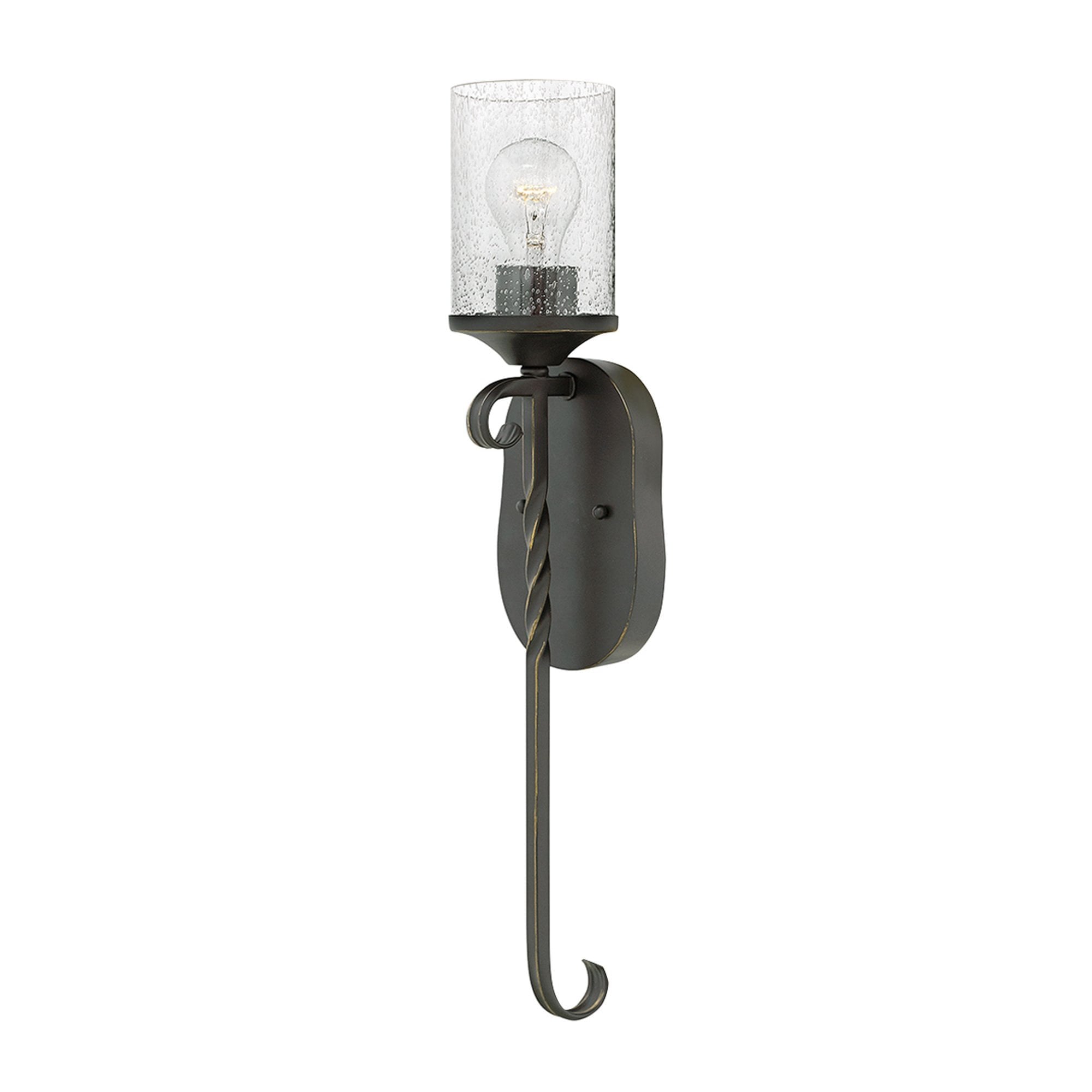 Hinkley Casa Single Wall Light - Olde Black