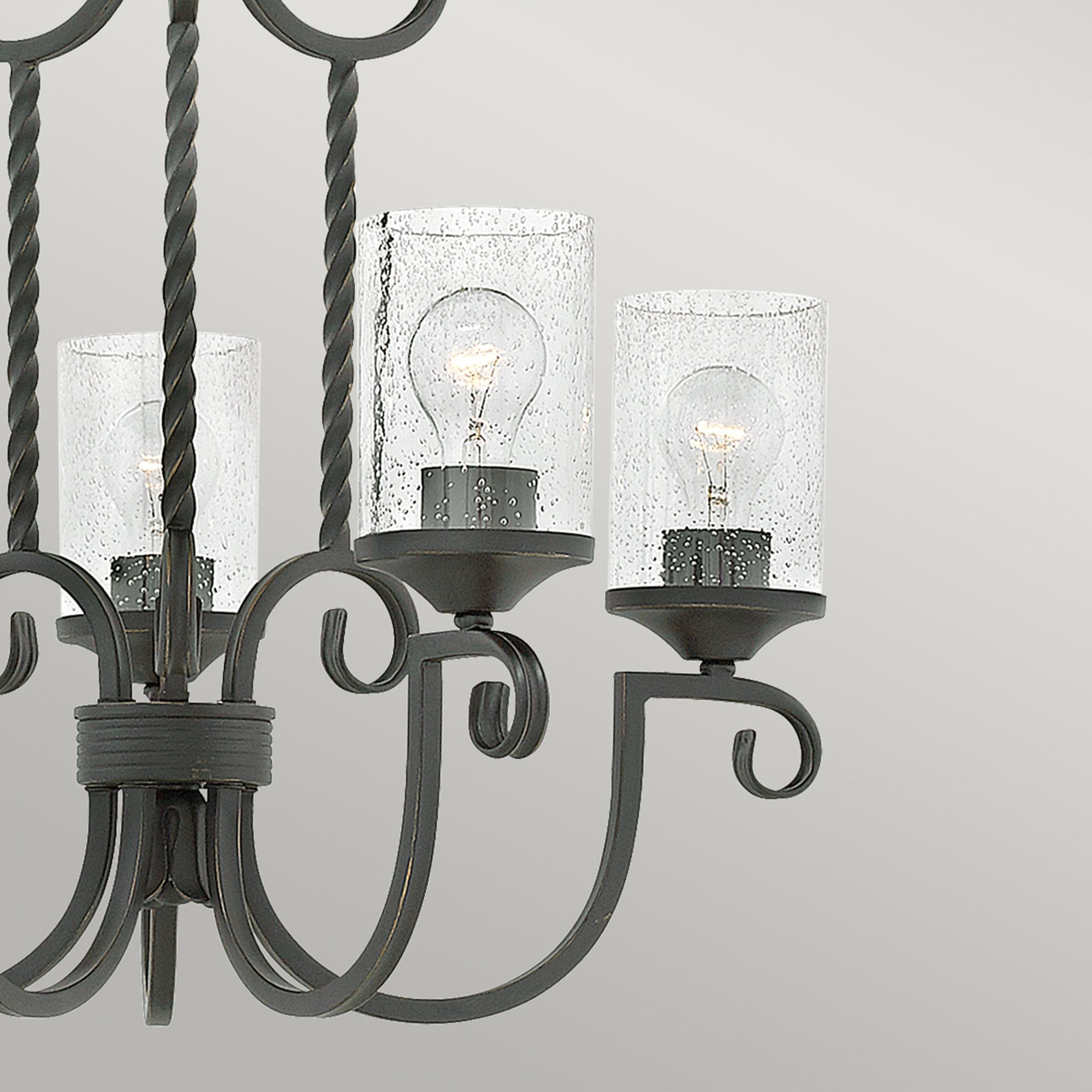 Hinkley Casa 5 Light Chandelier - Olde Black