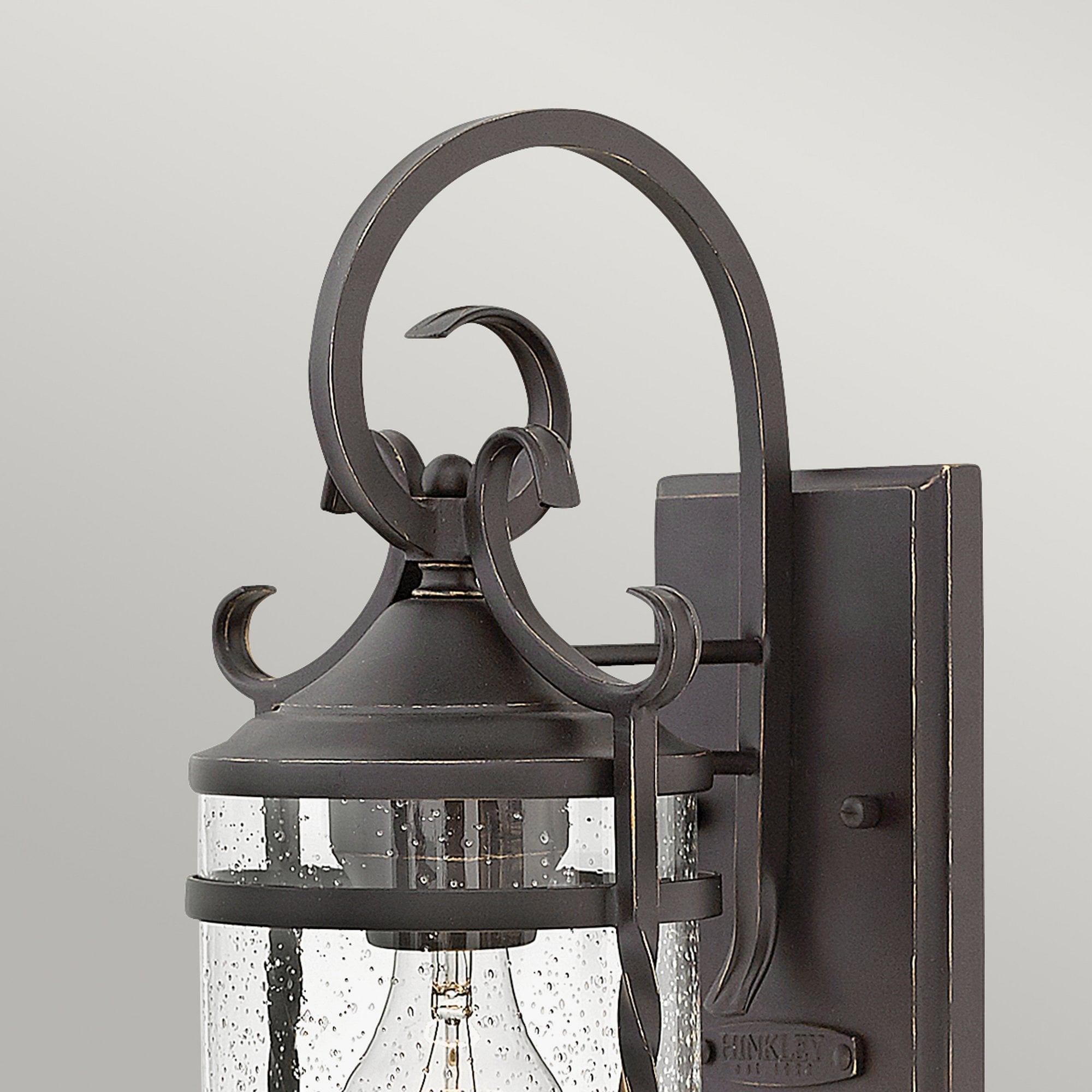 Hinkley Casa Single Wall Lantern - Olde Black