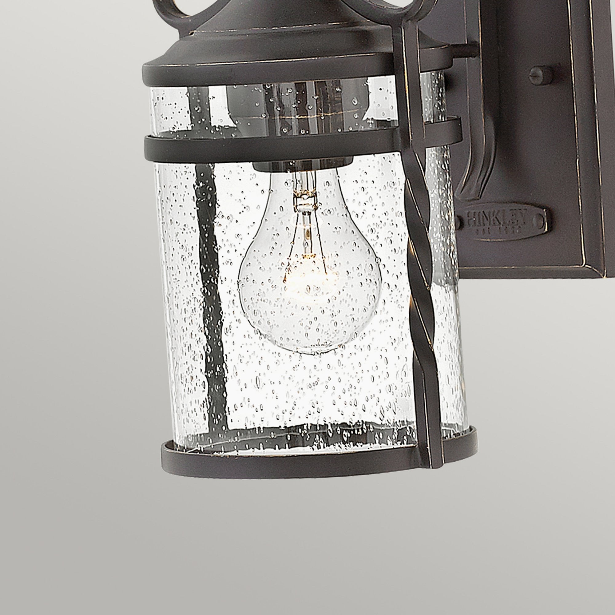 Hinkley Casa Single Wall Lantern - Olde Black