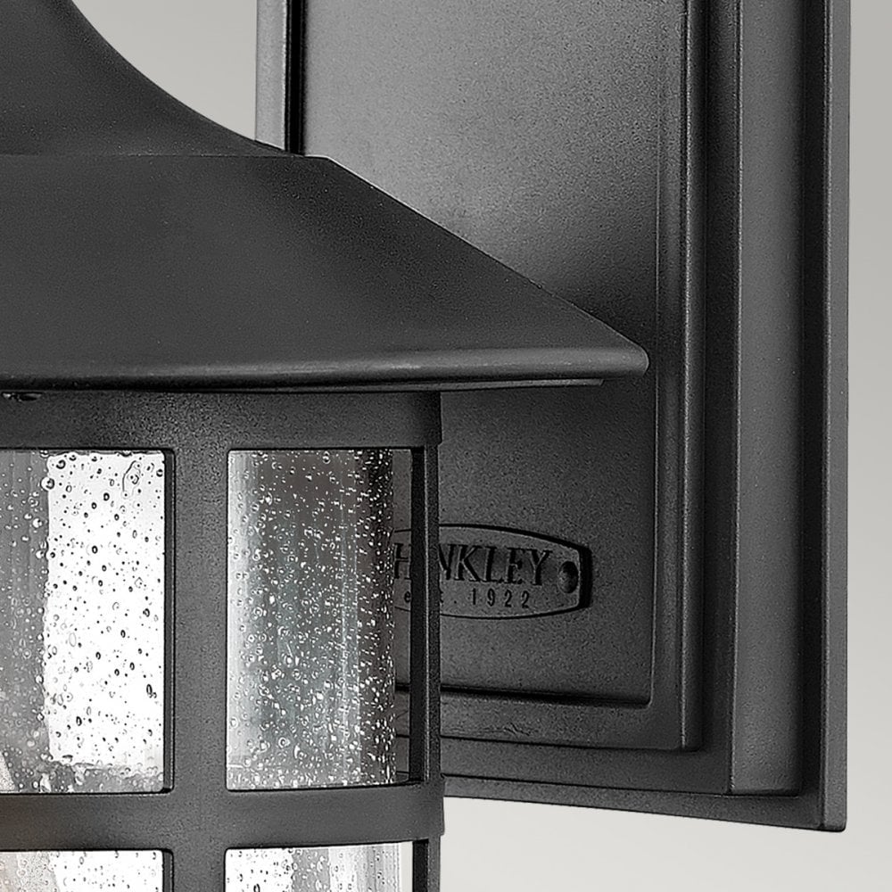 Hinkley Freeport Single Large Wall Lantern - Textured Black