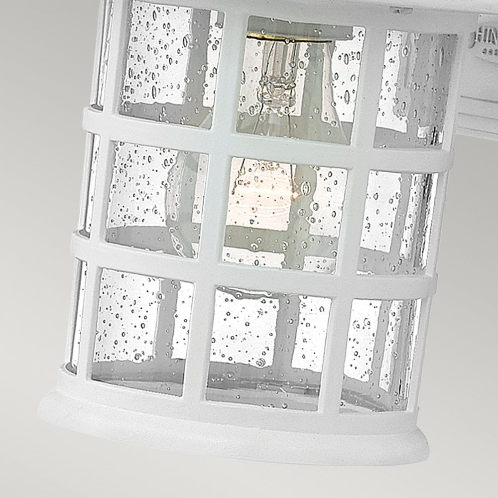 Hinkley Freeport Single Small Wall Lantern - Textured White