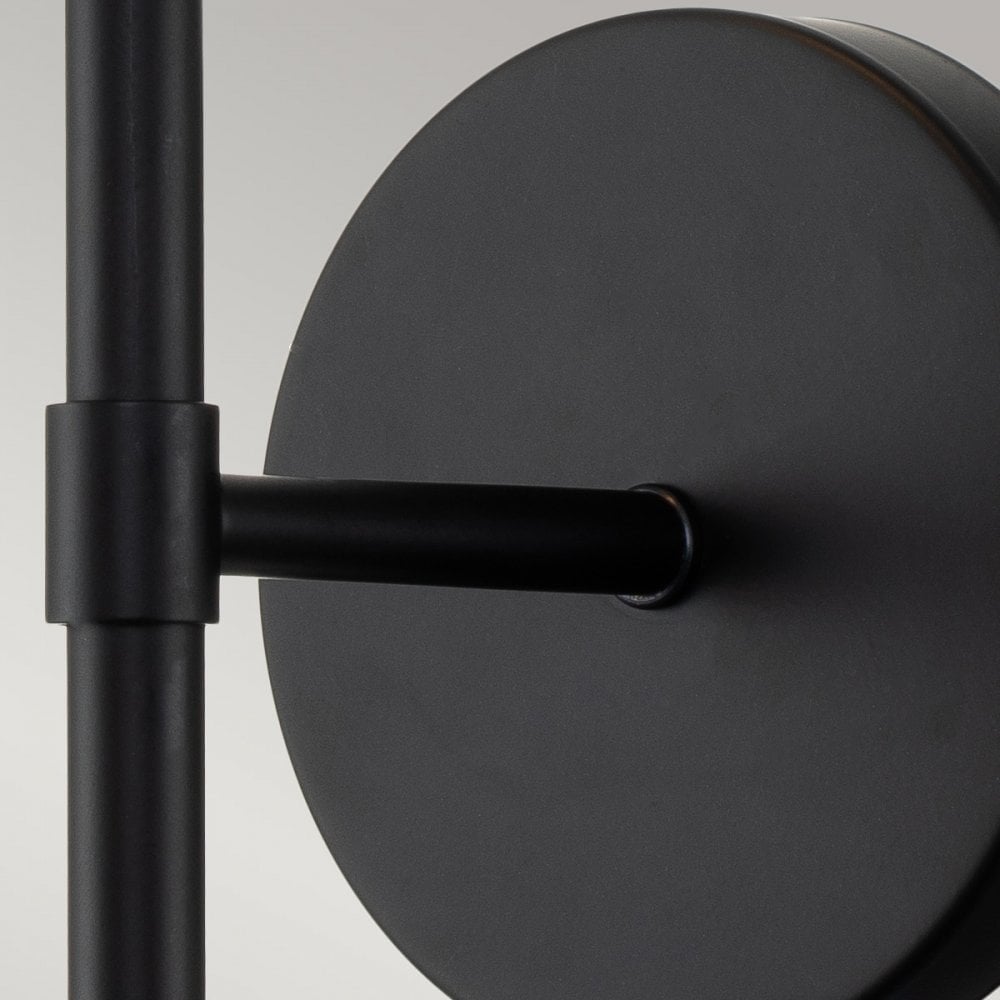 Hinkley Hollis Single Wall Light - Clear - Black