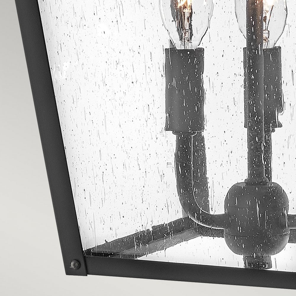 Hinkley Huntersfield 3 Light Large Wall Lantern - Black