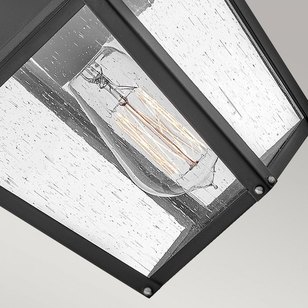 Hinkley Huntersfield Single Small Wall Lantern - Black