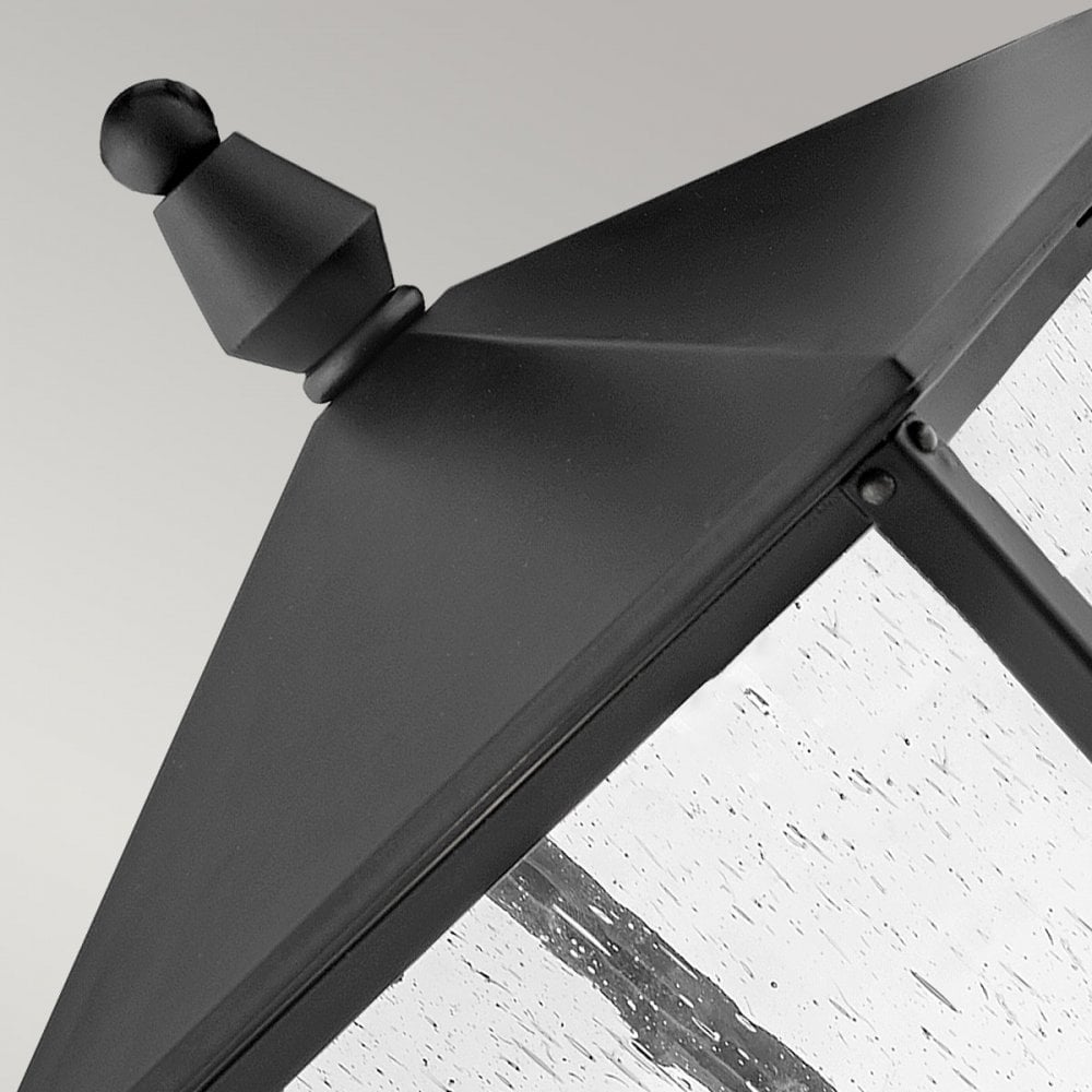 Hinkley Huntersfield 2 Light Medium Pedestal Lantern - Black