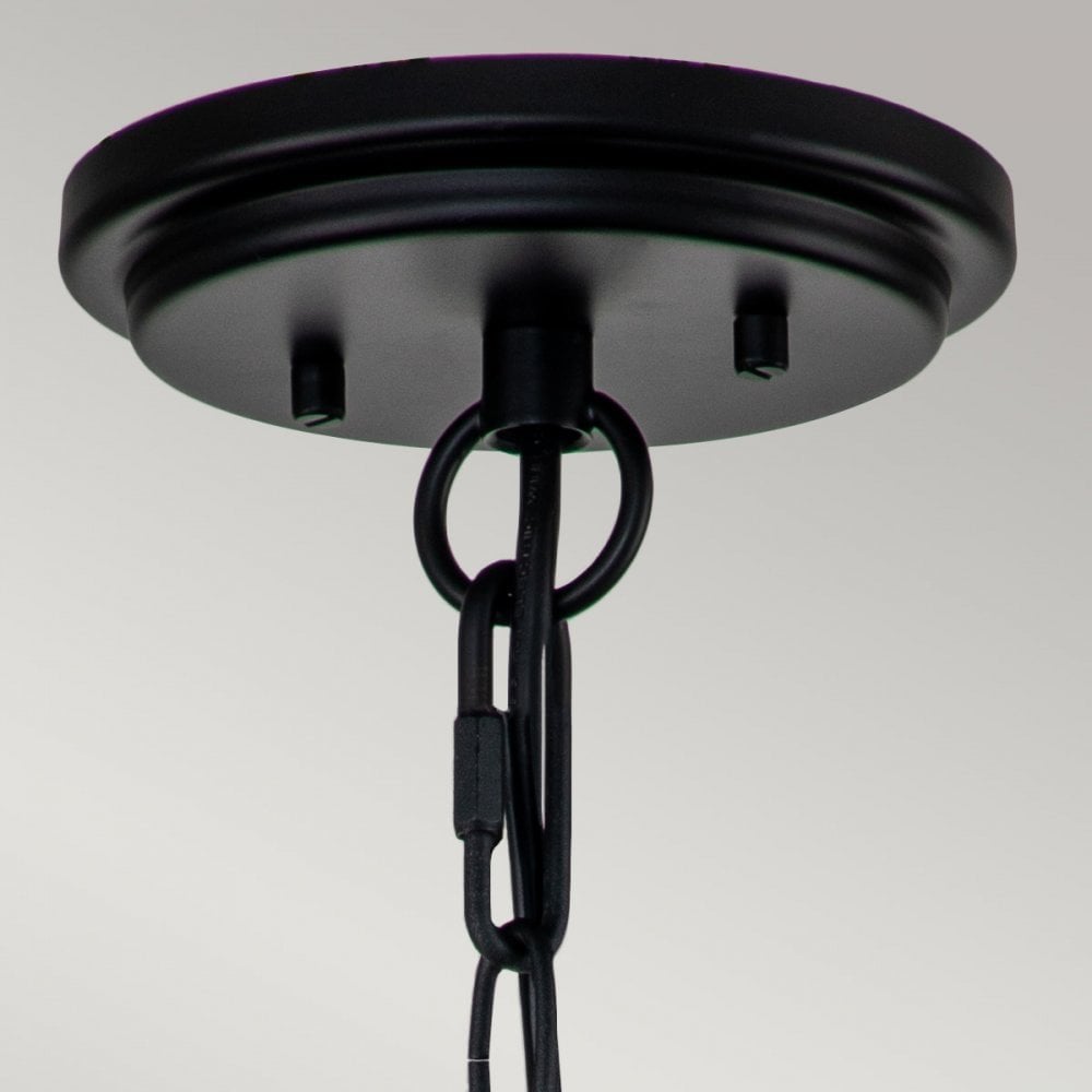 Hinkley Huntersfield Single Small Chain Lantern - Black