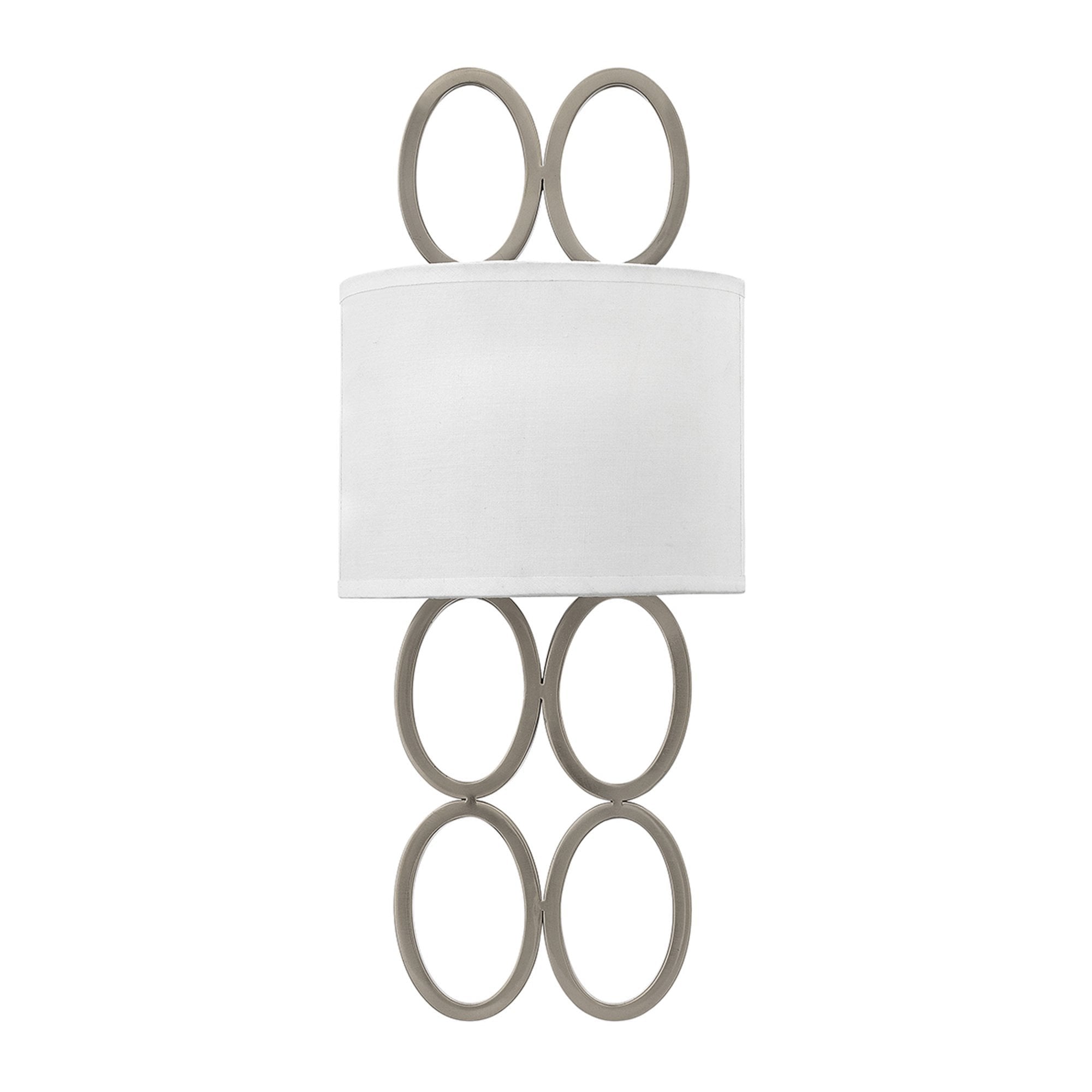Hinkley Jules 2 Light Wall Light - Brushed Nickel