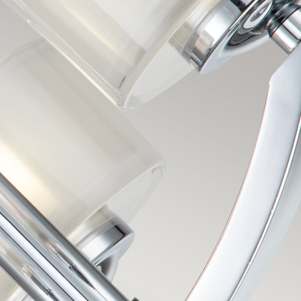 Hinkley Meridian 3 Light Semi-Flush Fitting - Polished Chrome