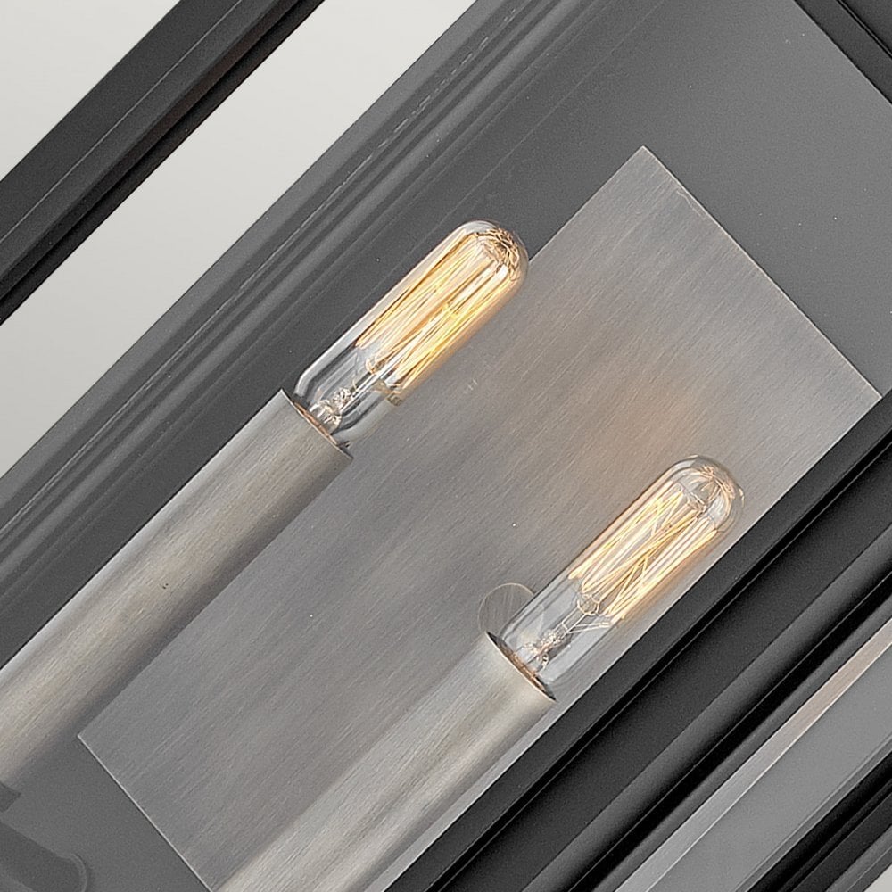 Hinkley Sag Harbor 2 Light Medium Wall Lantern - Black