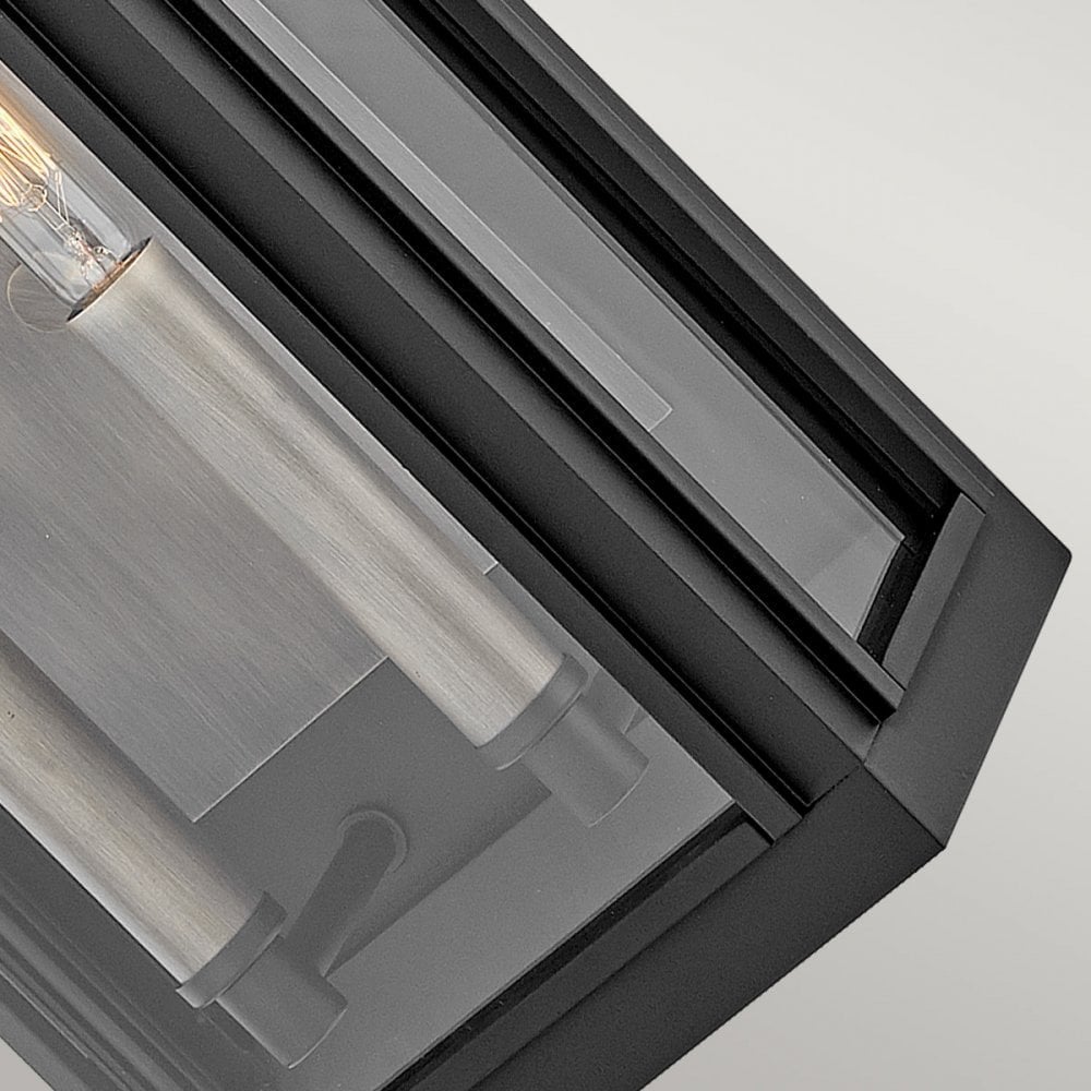 Hinkley Sag Harbor 2 Light Medium Wall Lantern - Black