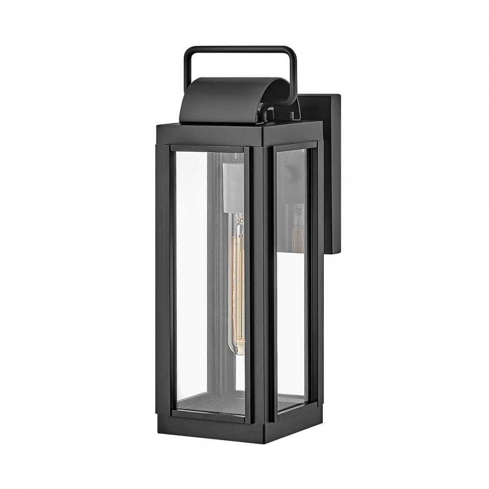 Hinkley Sag Harbor Single Small Wall Lantern - Black