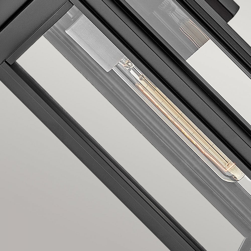 Hinkley Sag Harbor Single Small Wall Lantern - Black