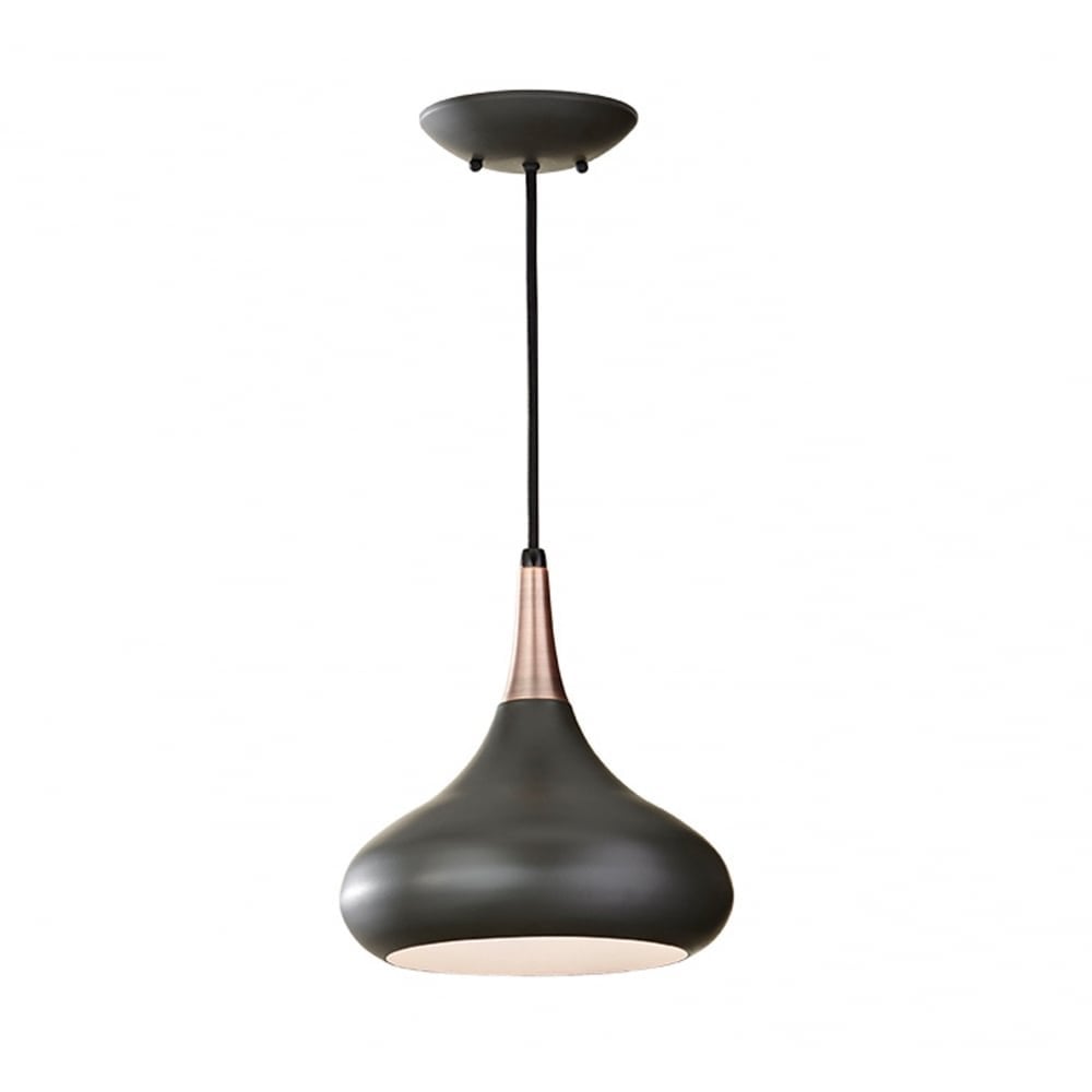 Feiss Beso Single Medium Pendant - Dark Bronze