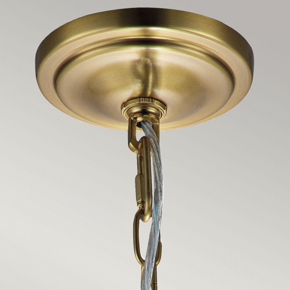 Feiss Hounslow Single Mini Pendant - Burnished Brass