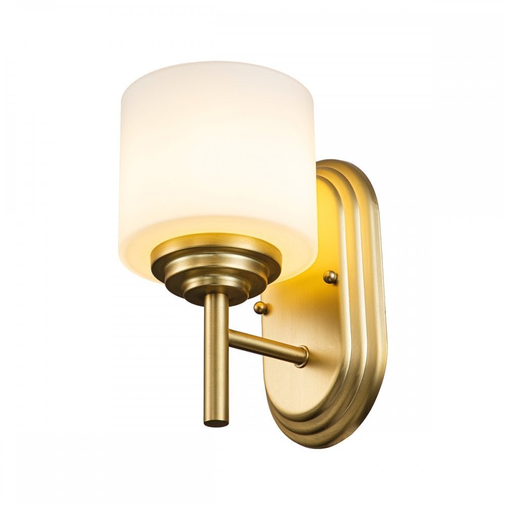 Feiss Malibu Single Wall Light - Brushed Brass