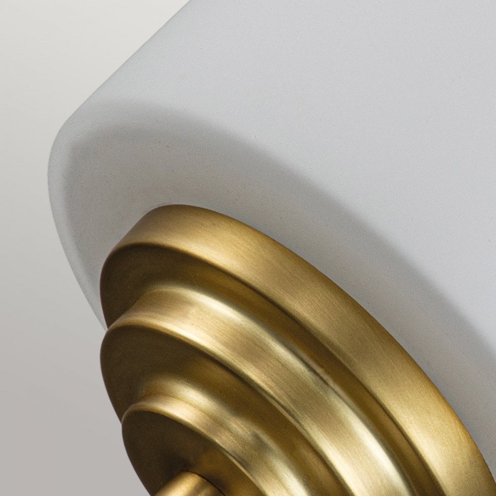 Feiss Malibu Single Wall Light - Brushed Brass