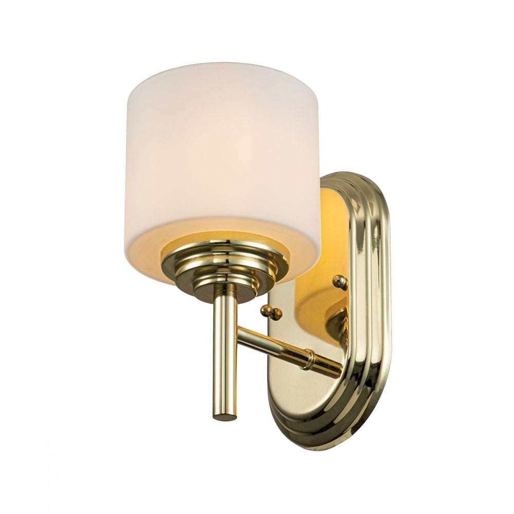 Feiss Malibu Single Wall Light - Polished Brass