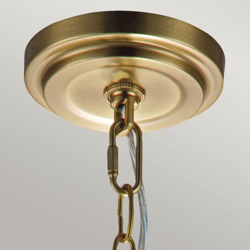 Feiss Tabby Single Mini Pendant - Burnished Brass