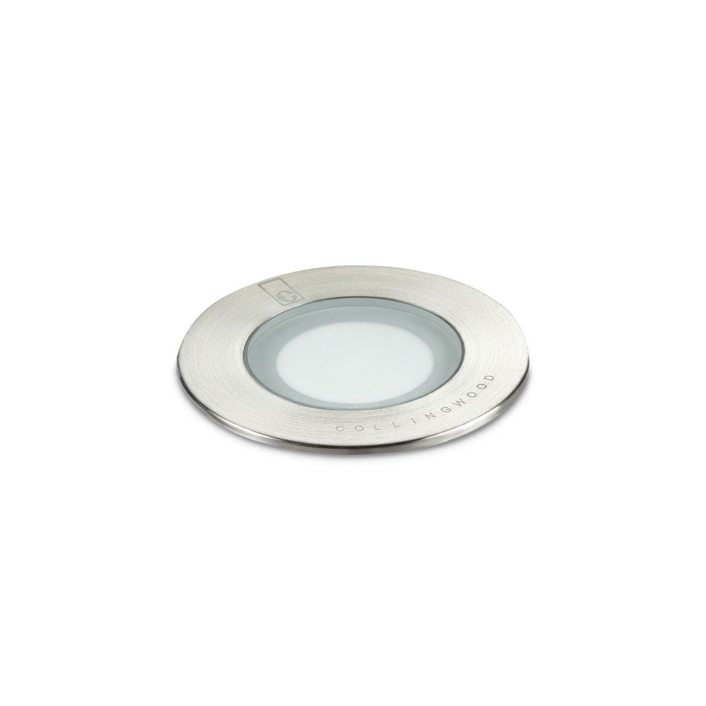 Collingwood GL016 Frosted 1W LED Ground Light - Stainless Steel - Low Voltage