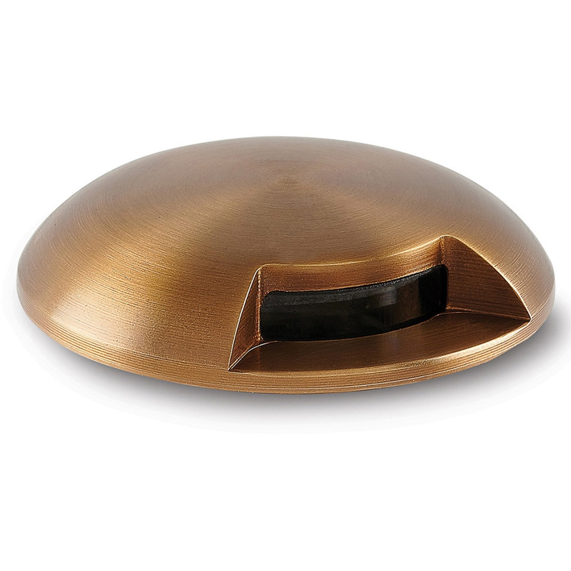 Collingwood GL100 1W Mini LED Ground Light - Antique Brass - 1 Facet - Low Voltage