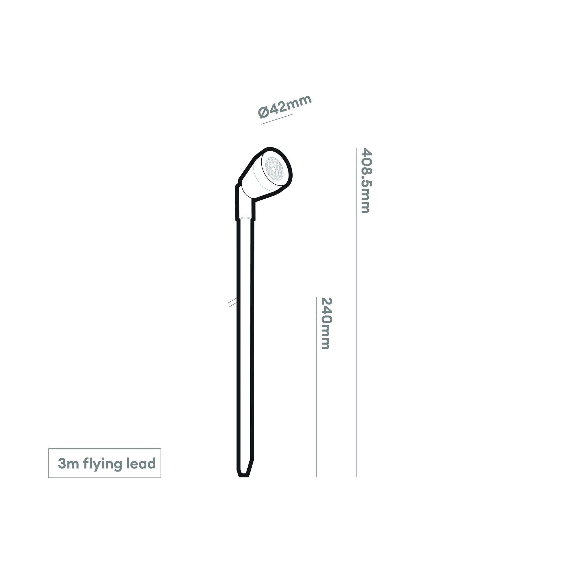 Collingwood SL130 1W LED Spike Light - Bronze - Low Voltage