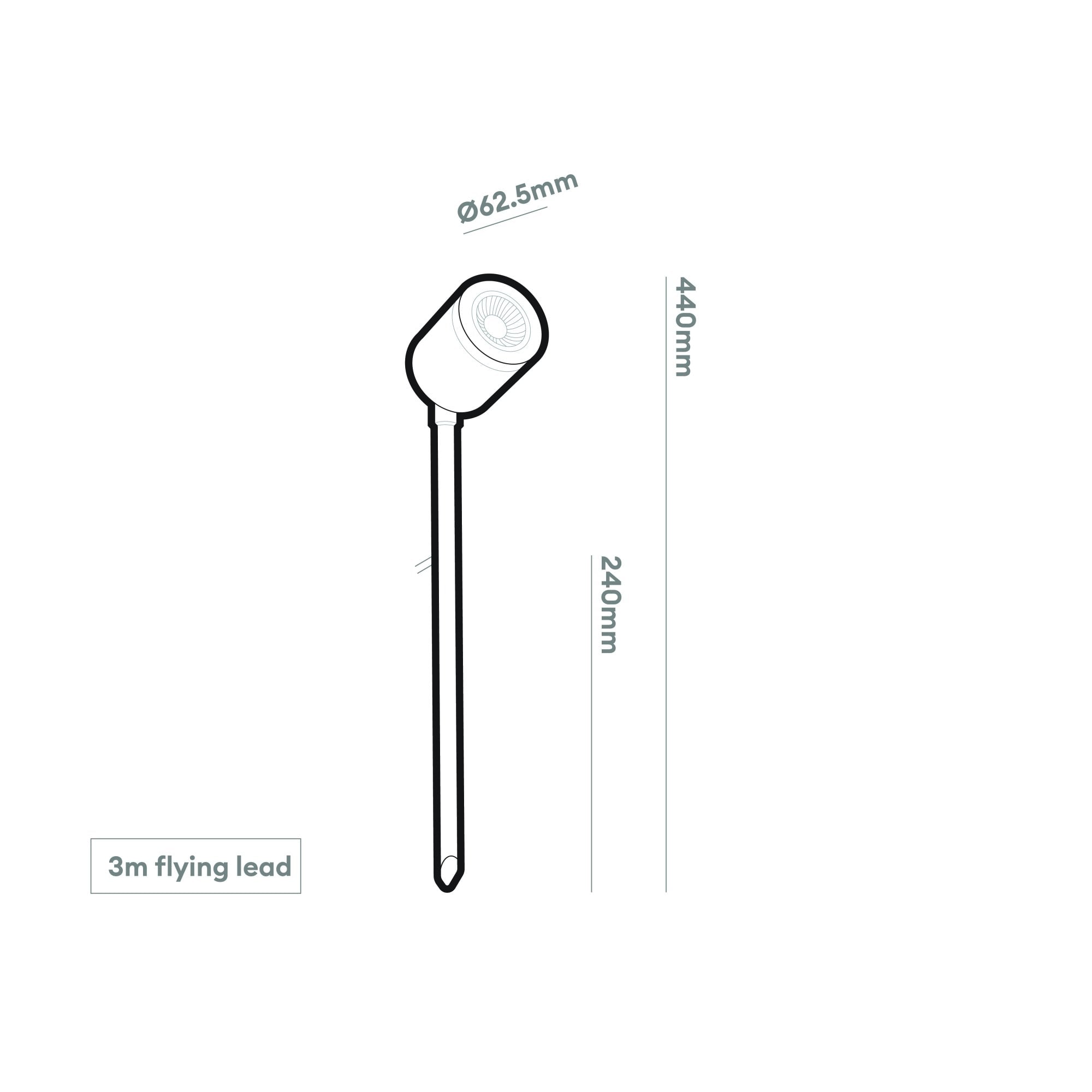 Collingwood SL220 LED Spike Light - Bronze - Low Voltage