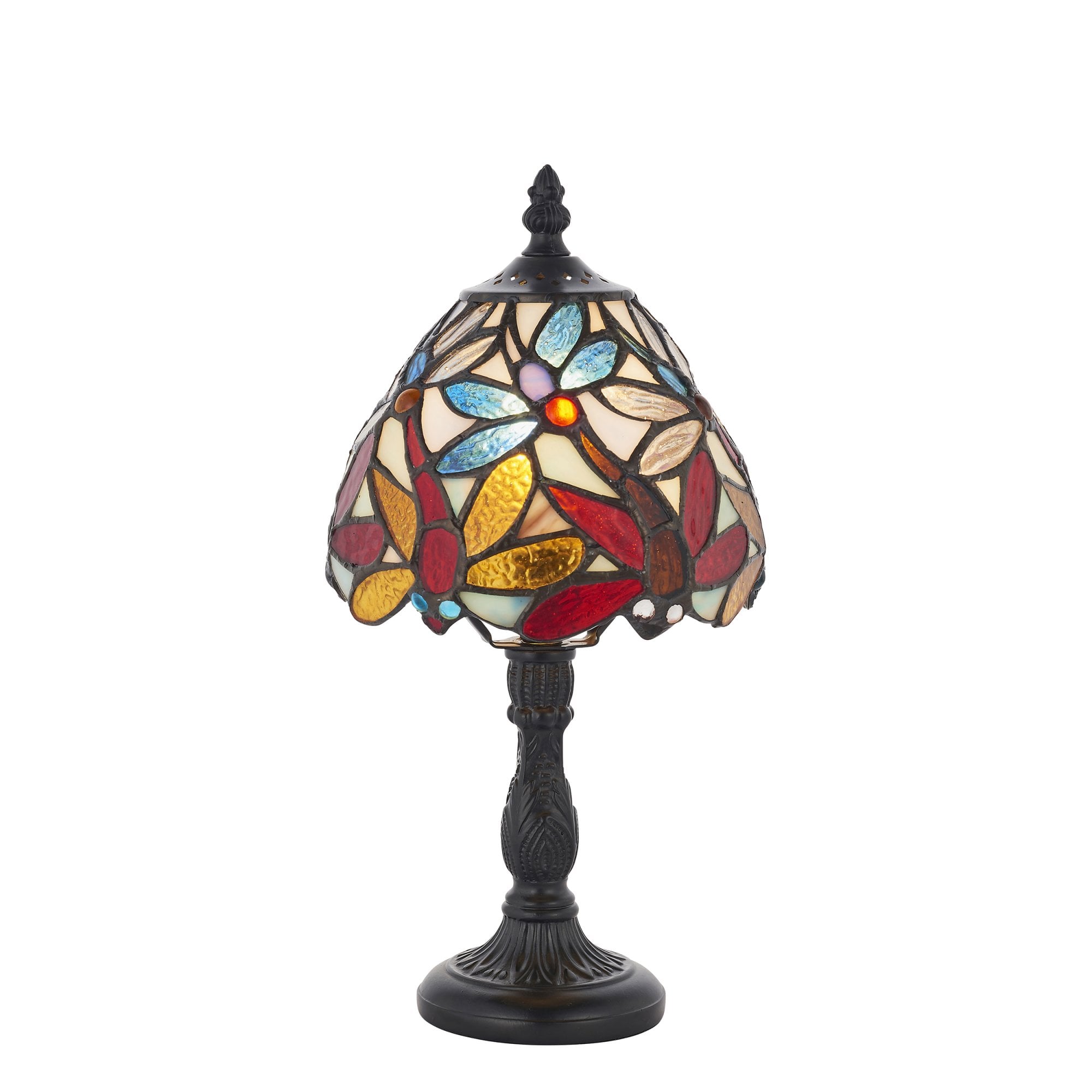 Interiors 1900 Lorette Mini Table Lamp - Tiffany Glass