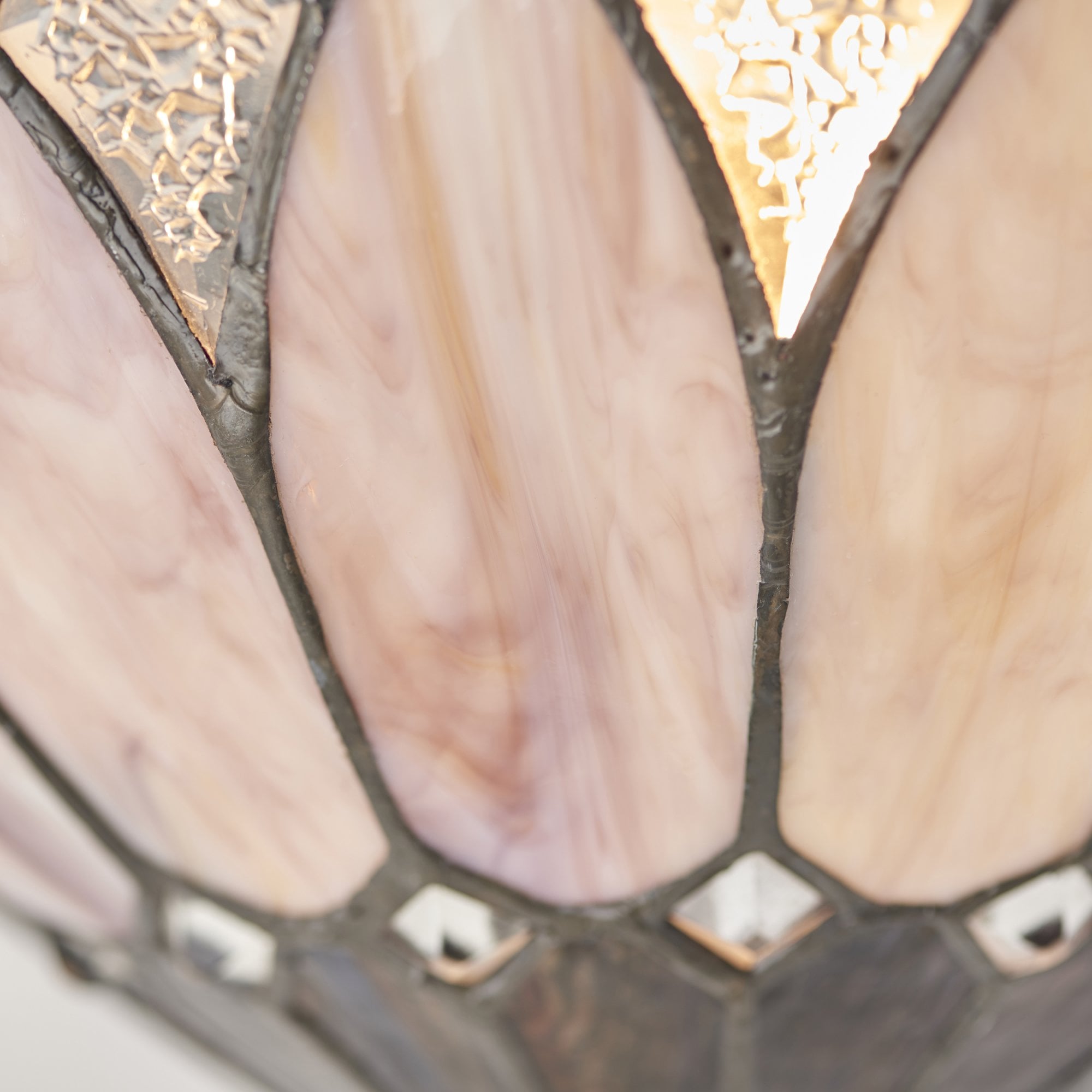 Interiors 1900 Brooklyn Wall Fitting - Tiffany Glass