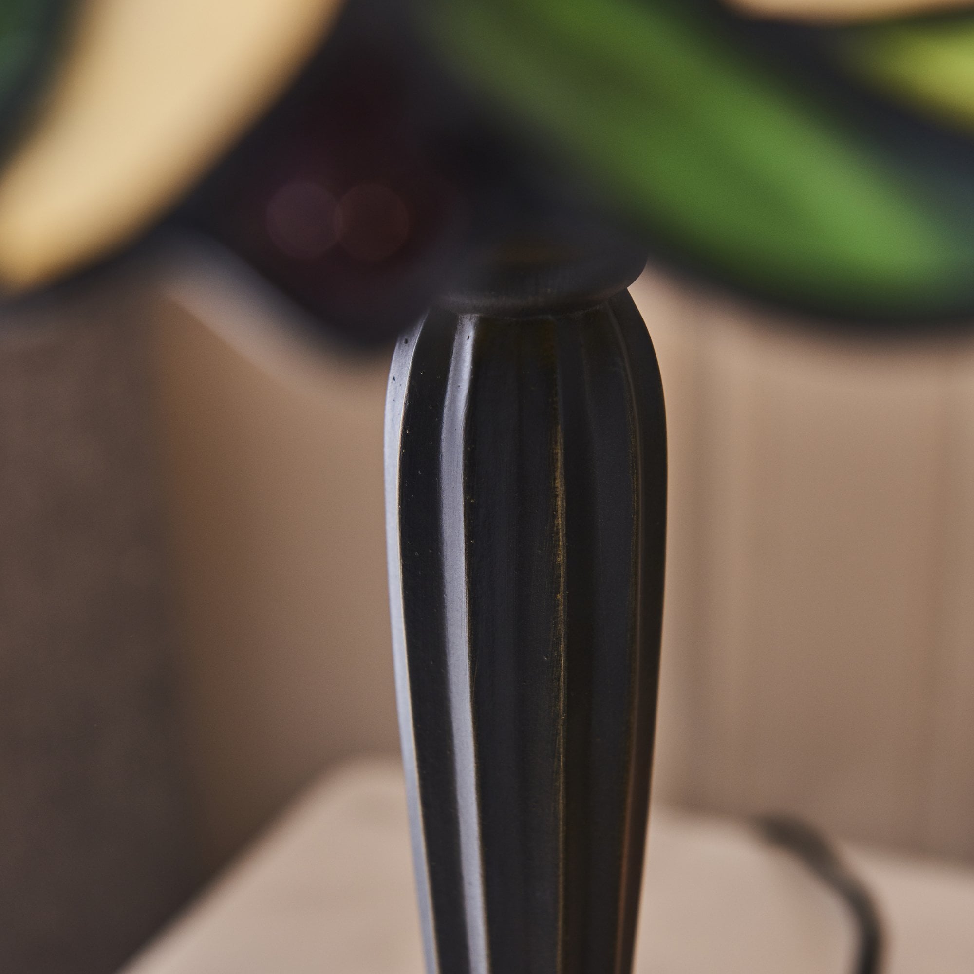 Interiors 1900 Jamelia Small Table Lamp - Tiffany Glass