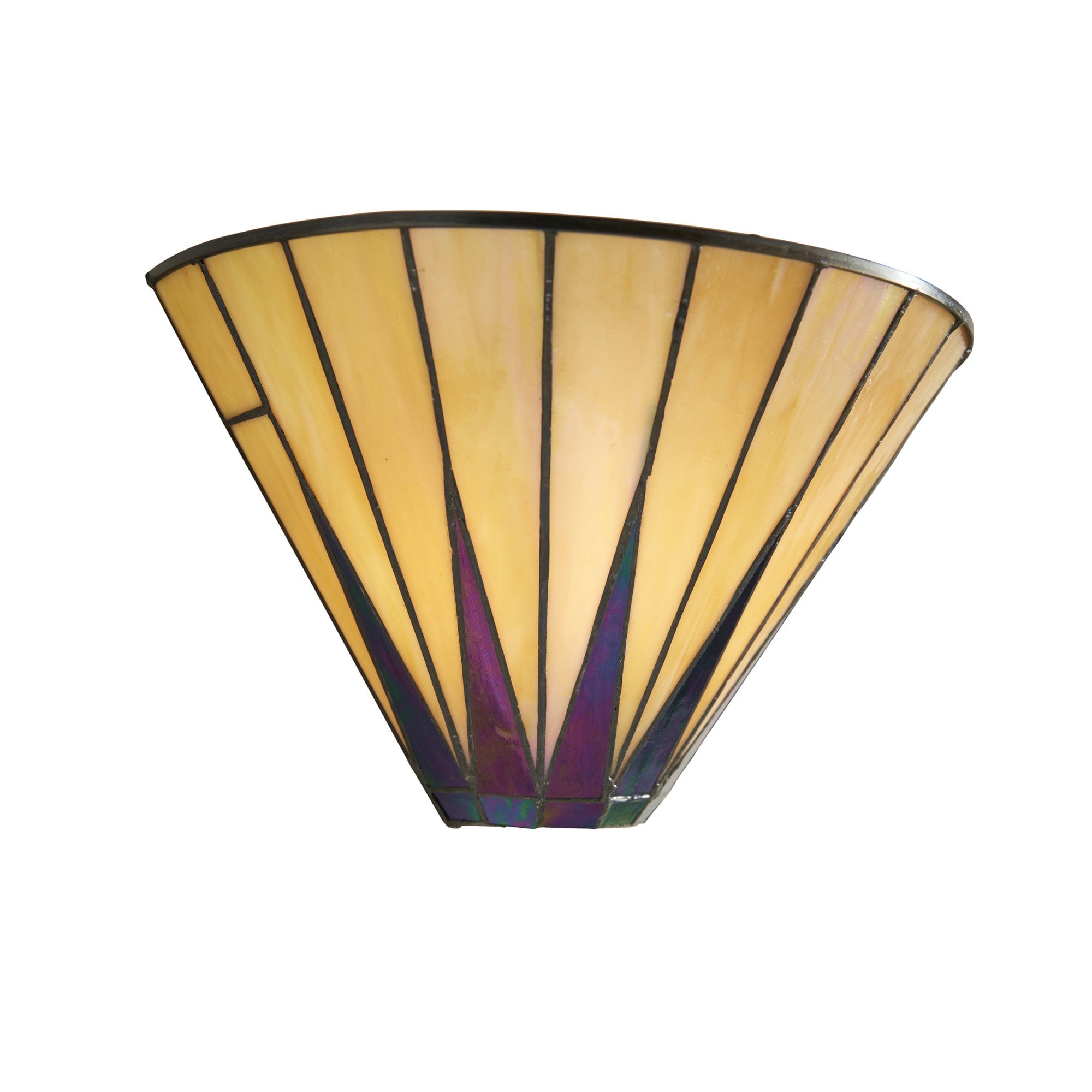 Interiors 1900 Dark Star Wall Fitting - Tiffany Glass