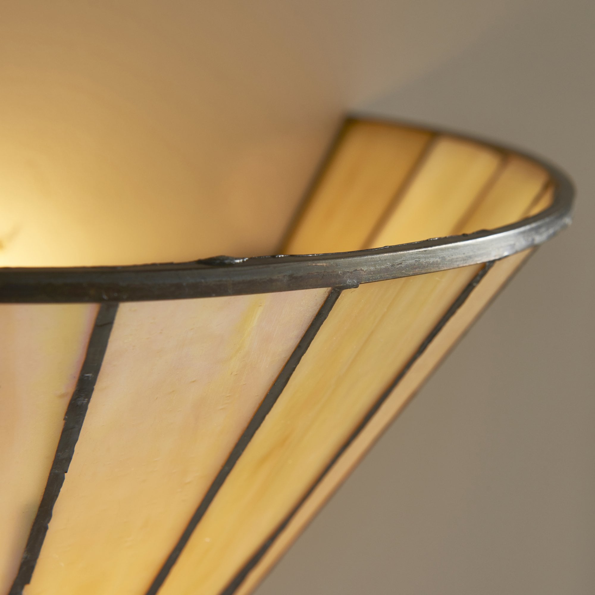 Interiors 1900 Dark Star Wall Fitting - Tiffany Glass