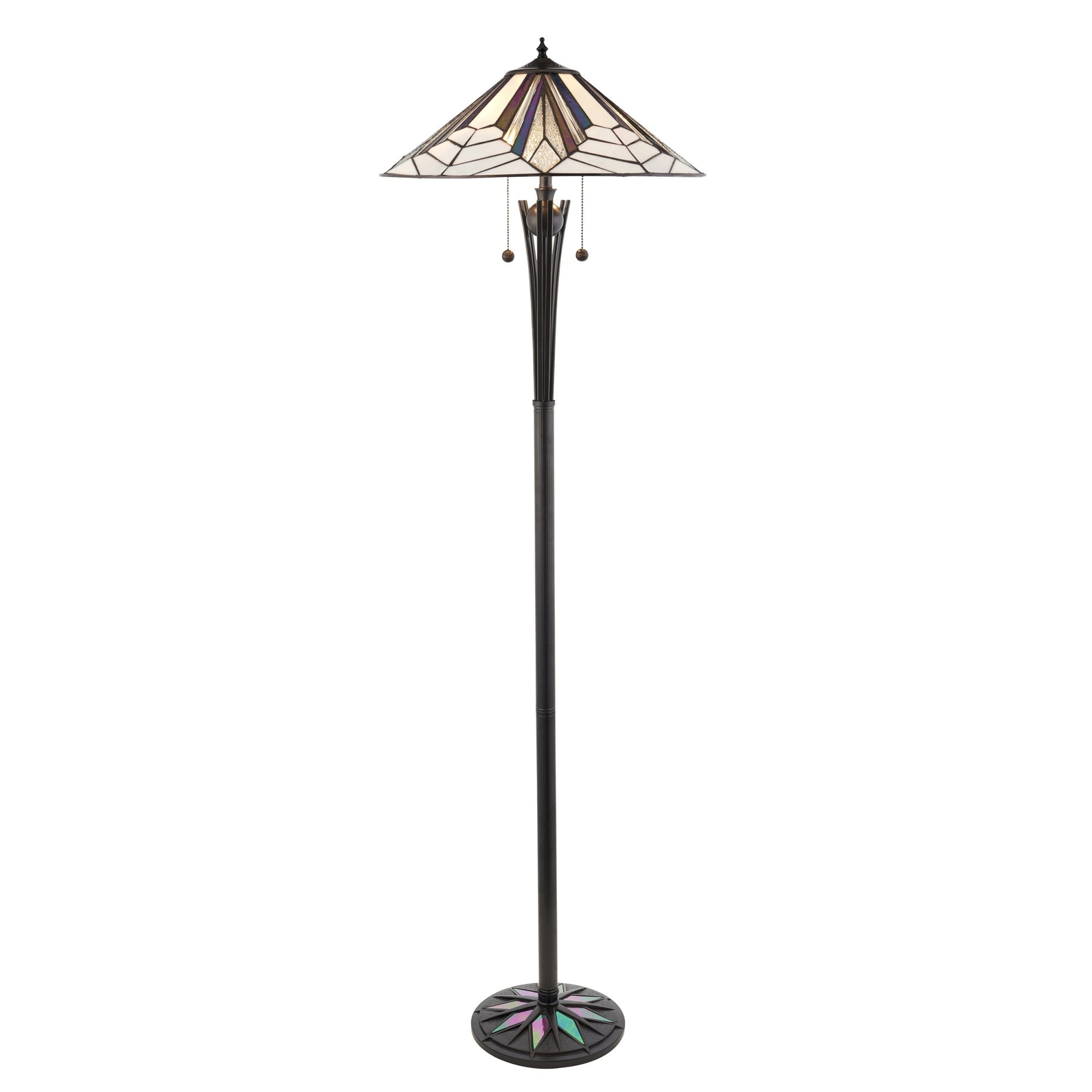 Interiors 1900 Astoria Floor Lamp - Tiffany Glass