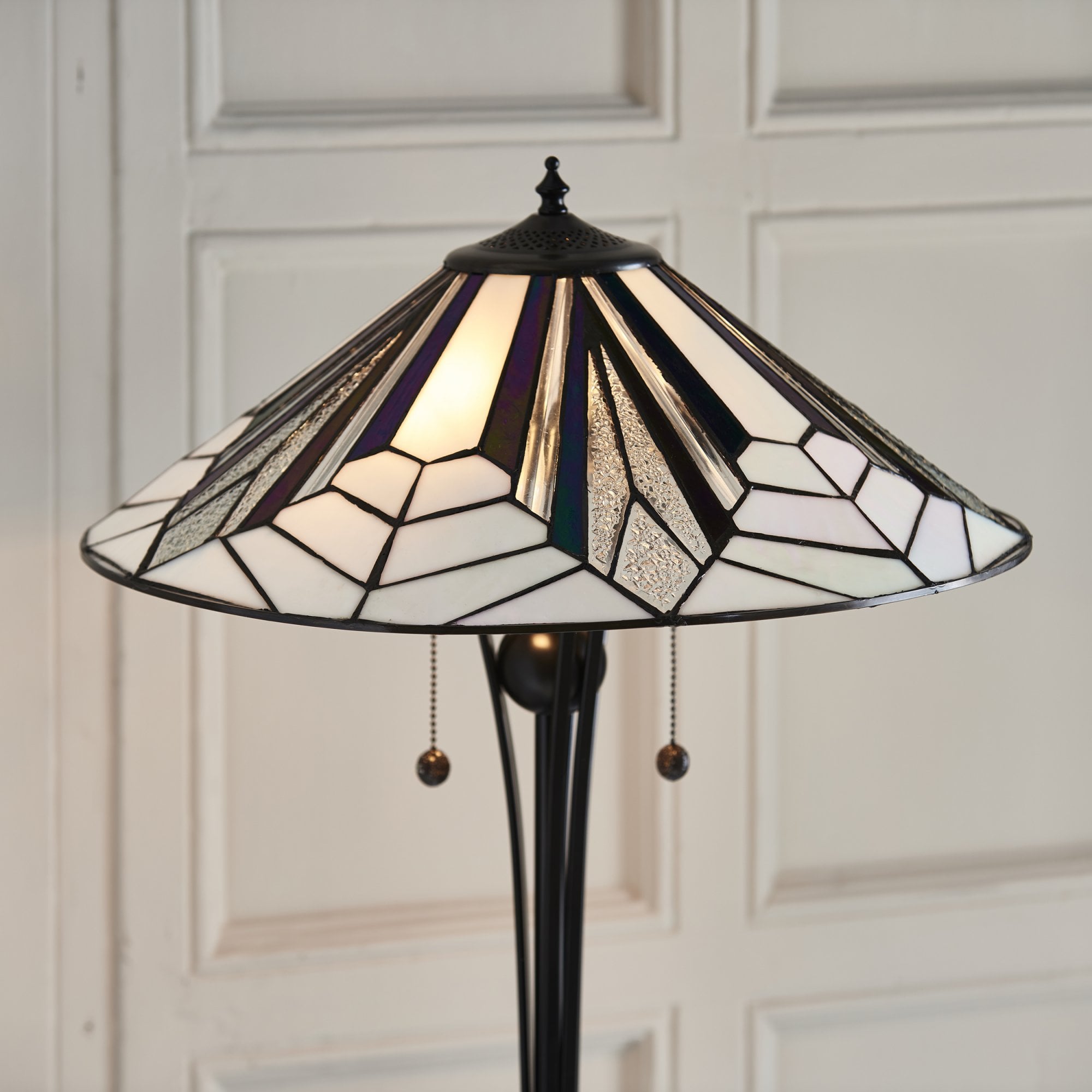 Interiors 1900 Astoria Floor Lamp - Tiffany Glass