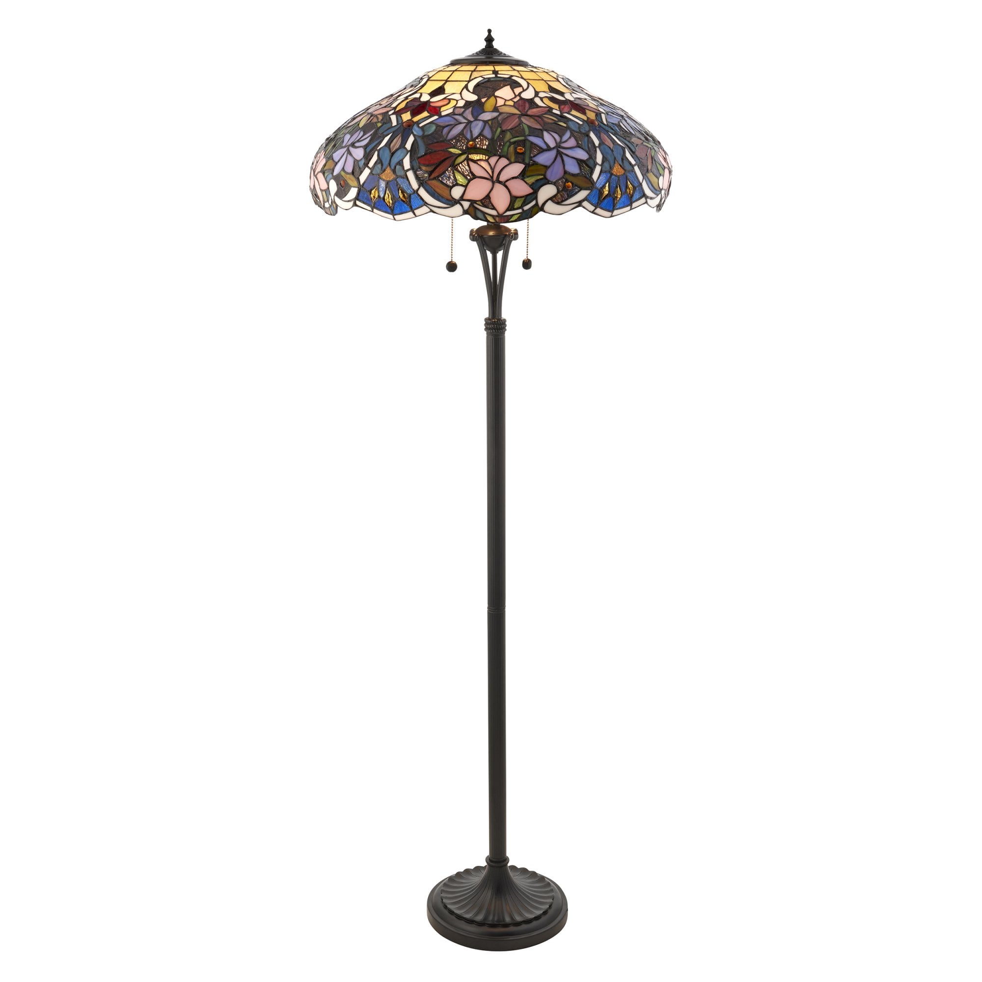 Interiors 1900 Sullivan Floor Lamp - Tiffany Glass