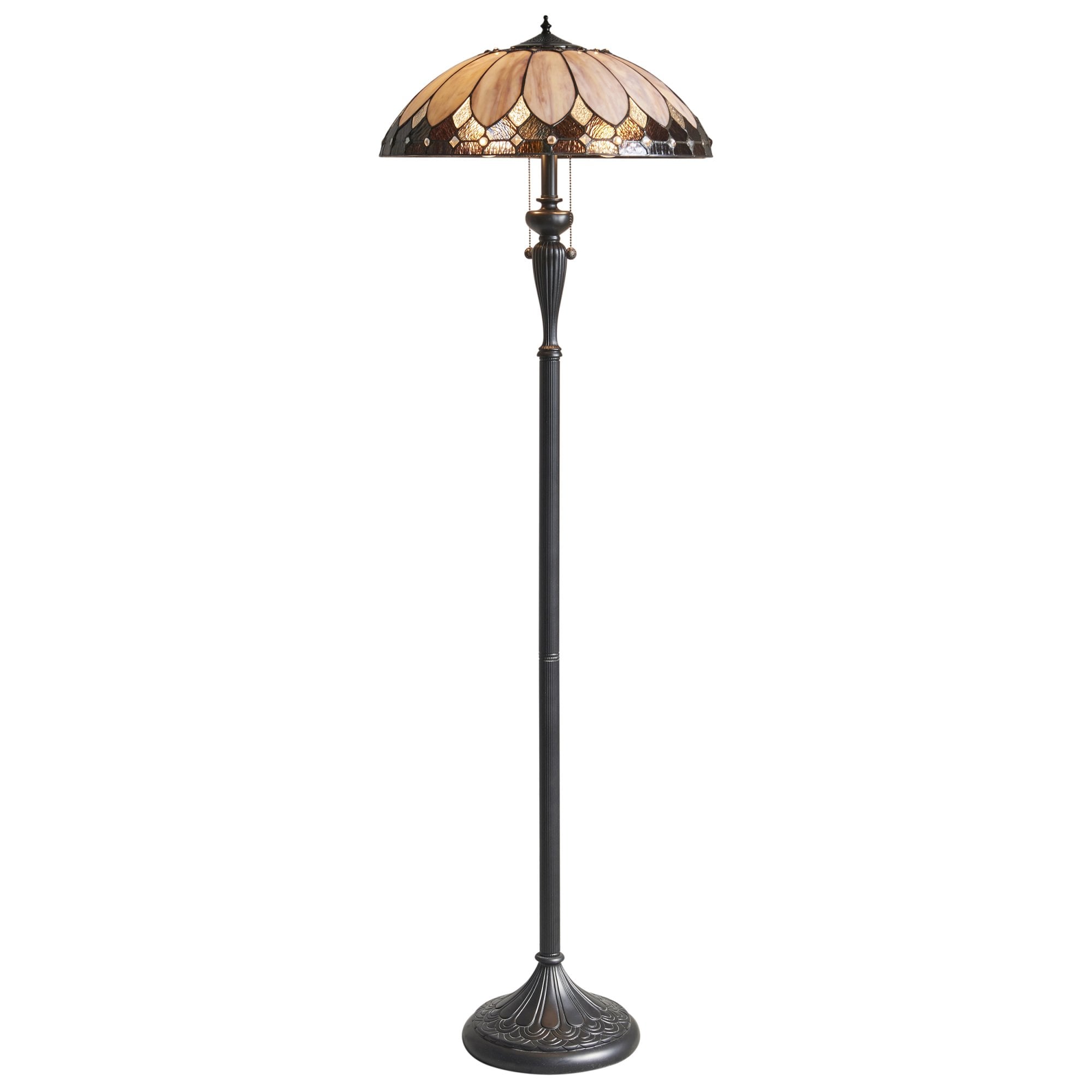 Interiors 1900 Brooklyn Floor Lamp - Tiffany Glass