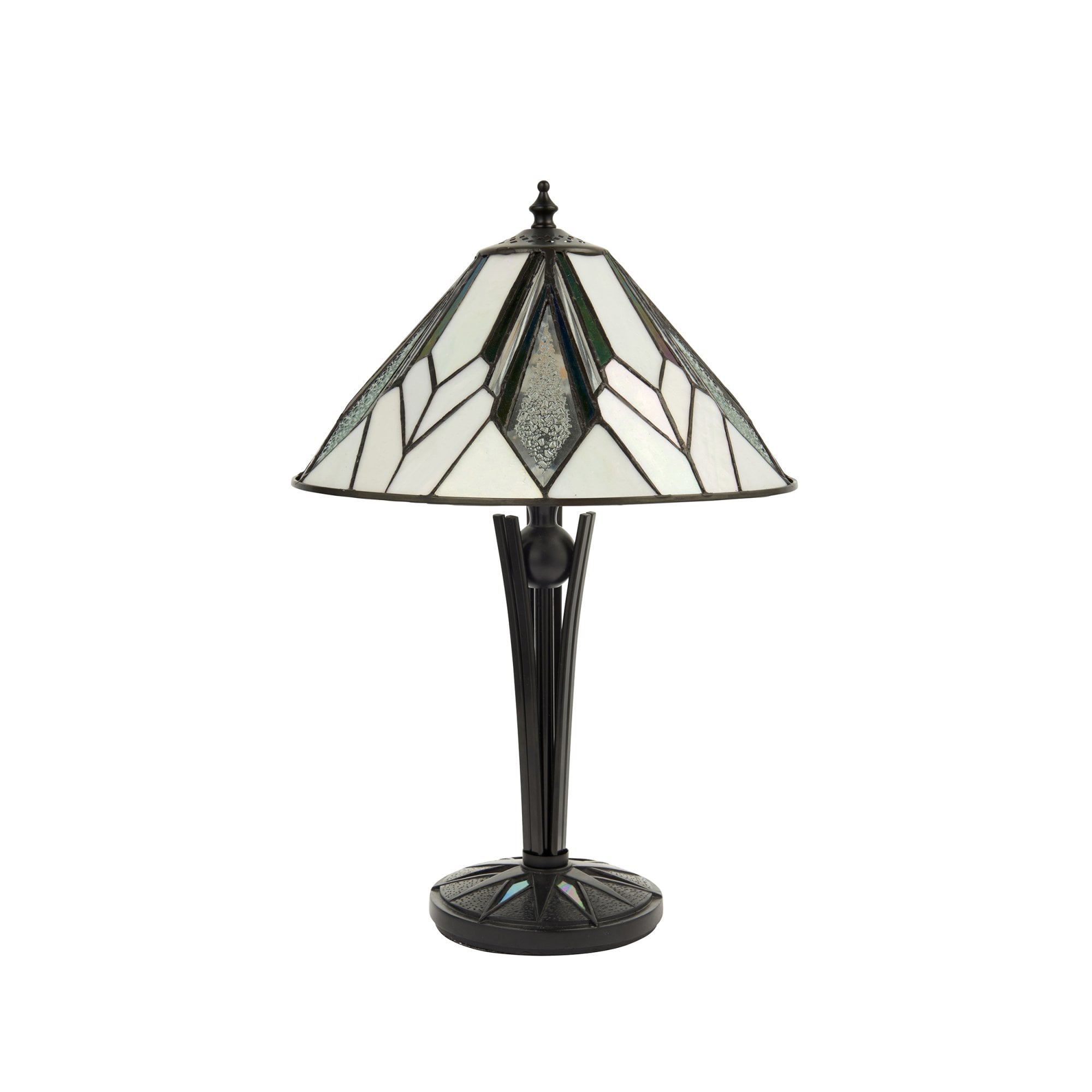 Interiors 1900 Astoria Small Table Lamp - Tiffany Glass