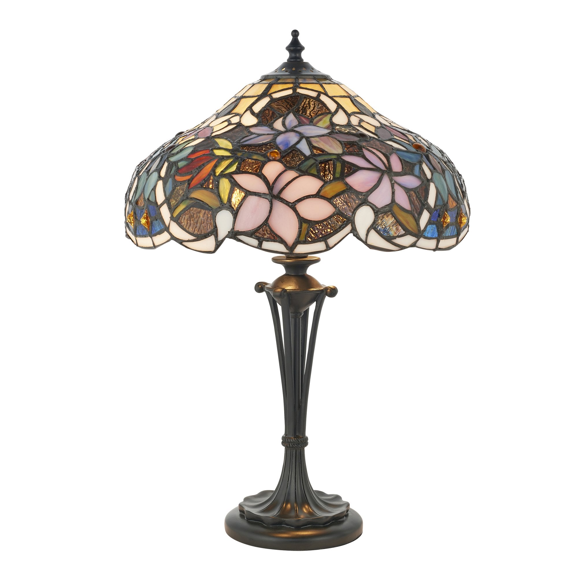 Interiors 1900 Sullivan Small Table Lamp - Tiffany Glass