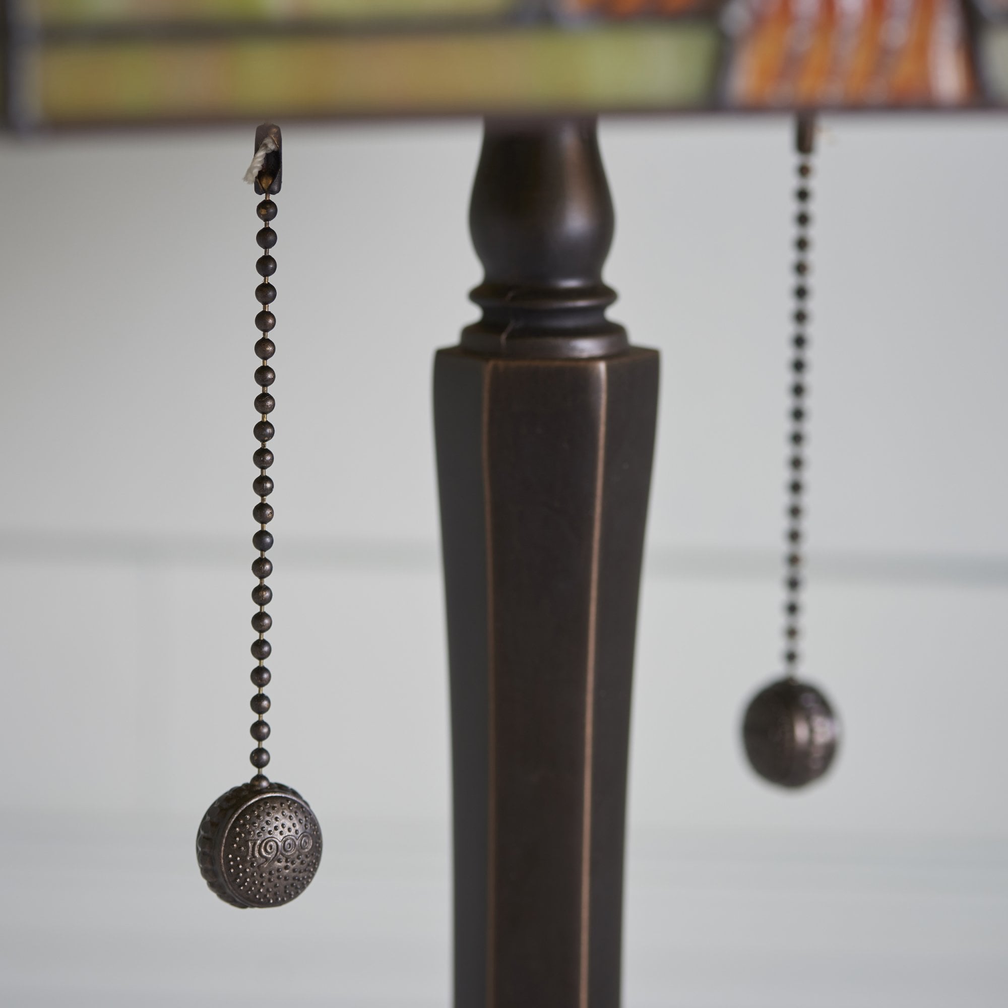 Interiors 1900 Nevada Medium Table Lamp - Tiffany Glass