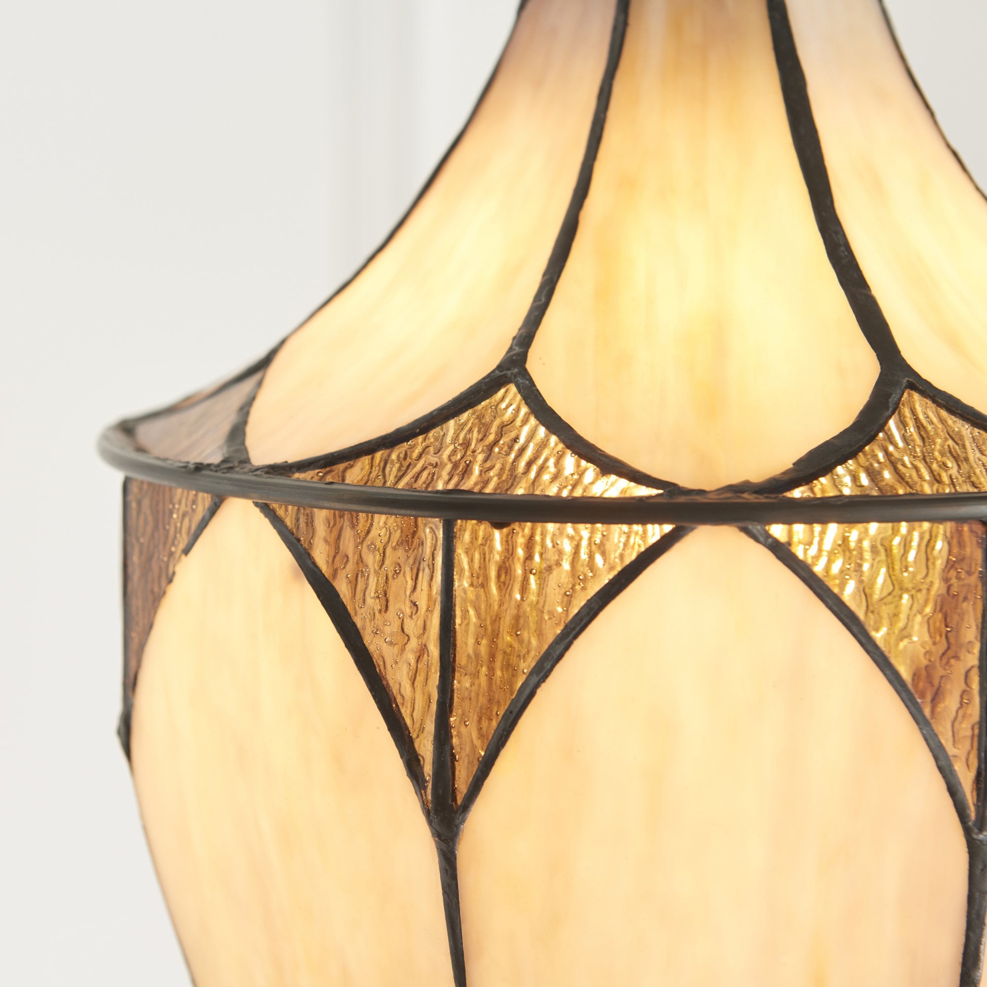 Interiors 1900 Brooklyn Medium Acorn Single Pendant - Tiffany Glass