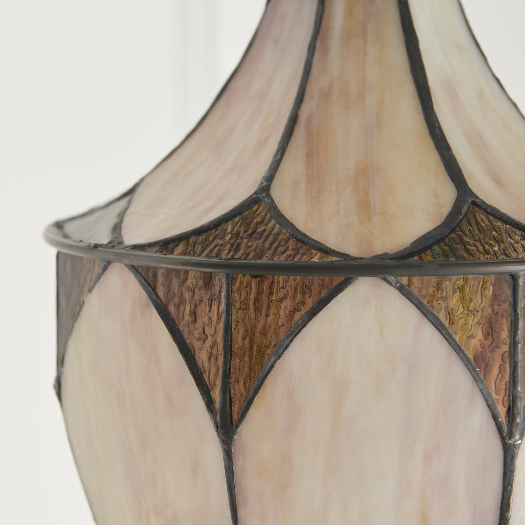 Interiors 1900 Brooklyn Medium Acorn Single Pendant - Tiffany Glass