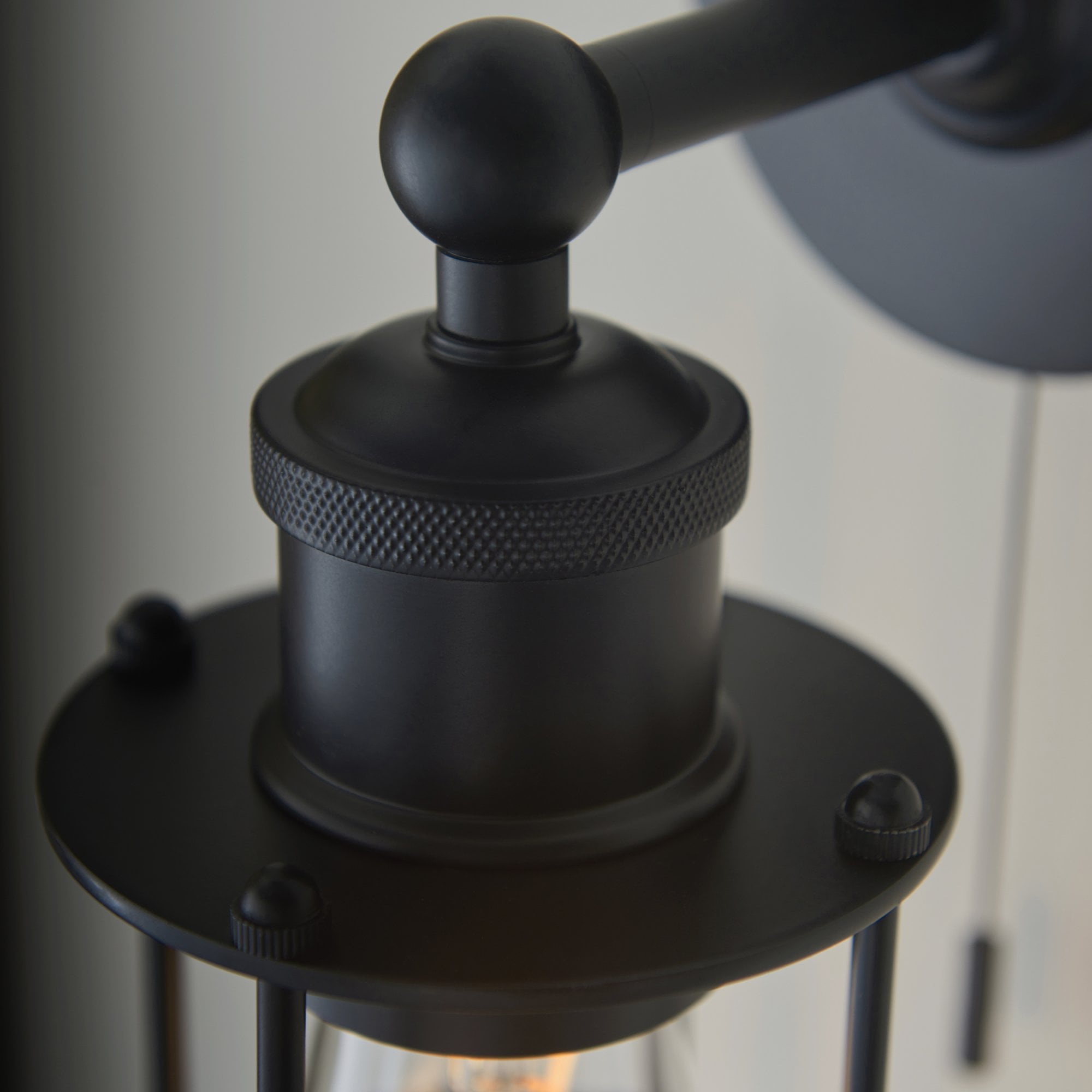 Utopia Aviary Single Wall Light - Matt Black