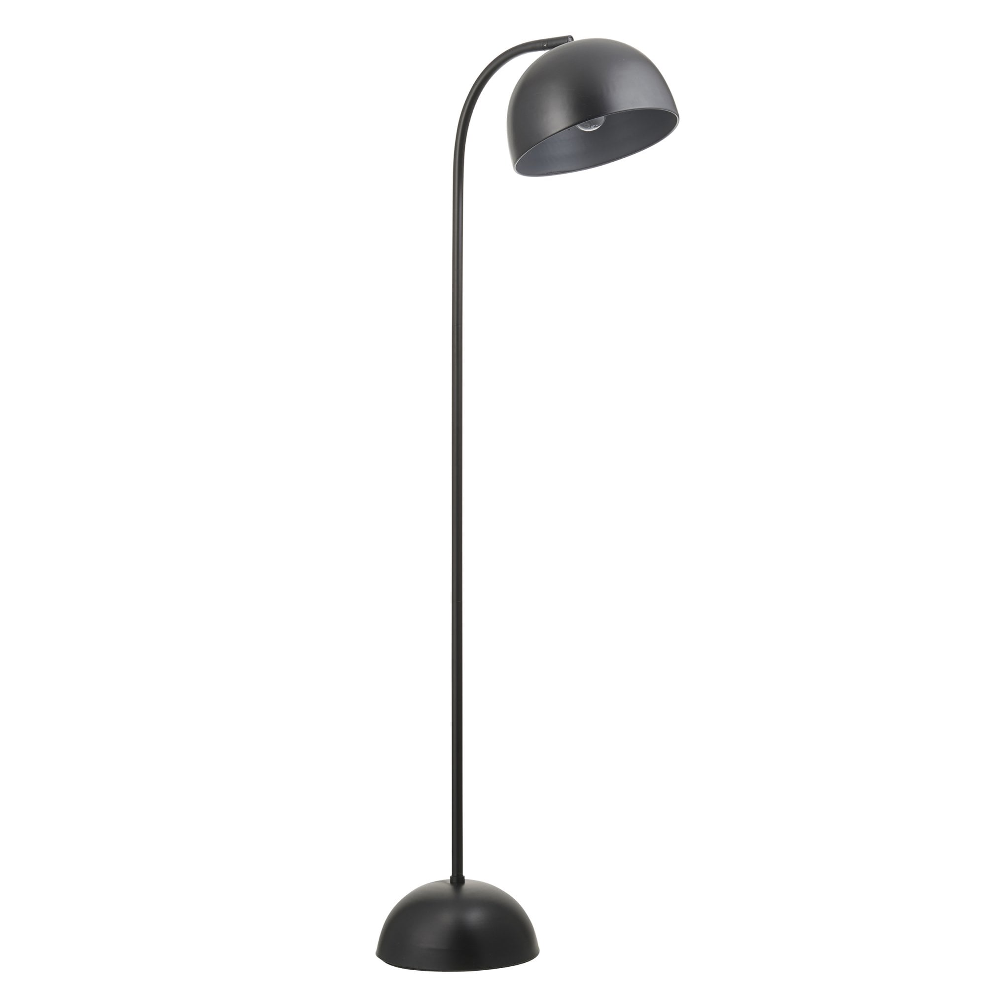 Endon Brodey Single Floor Lamp - Matt Black