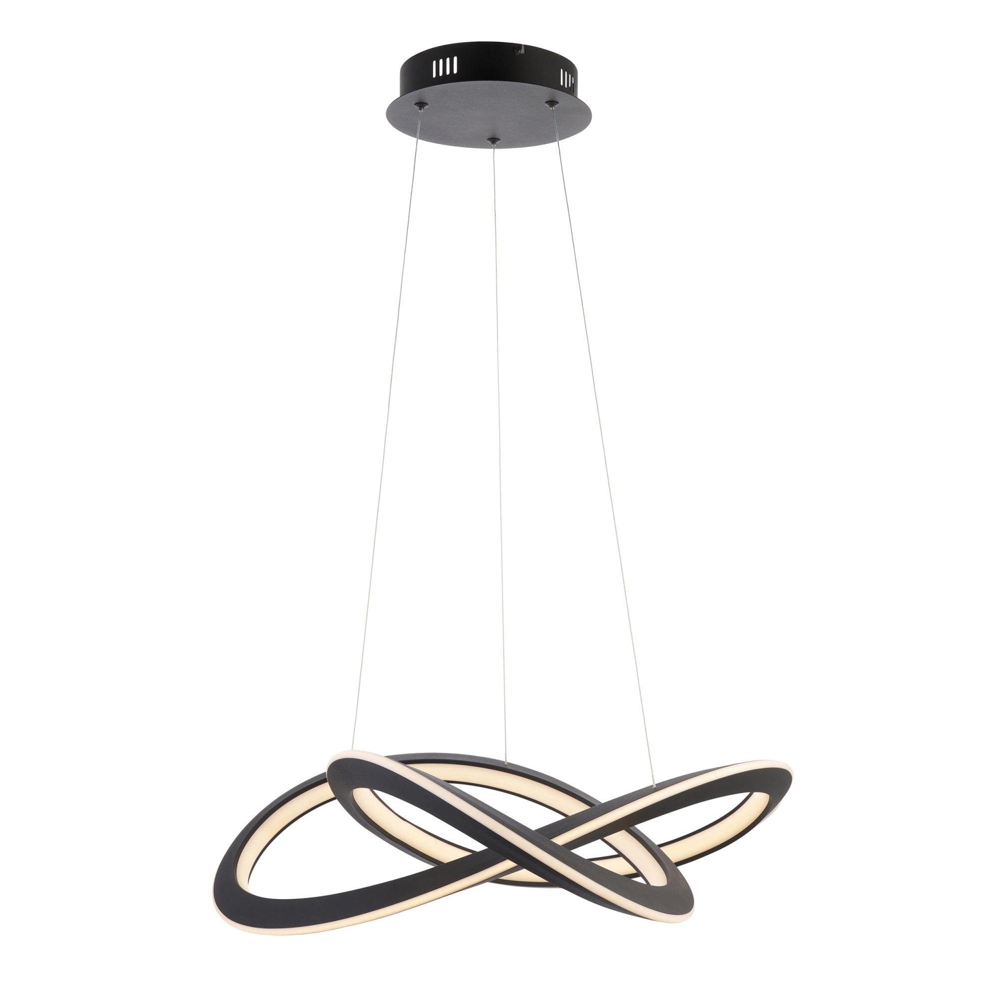 Endon Espina LED Ceiling Pendant - Textured Black