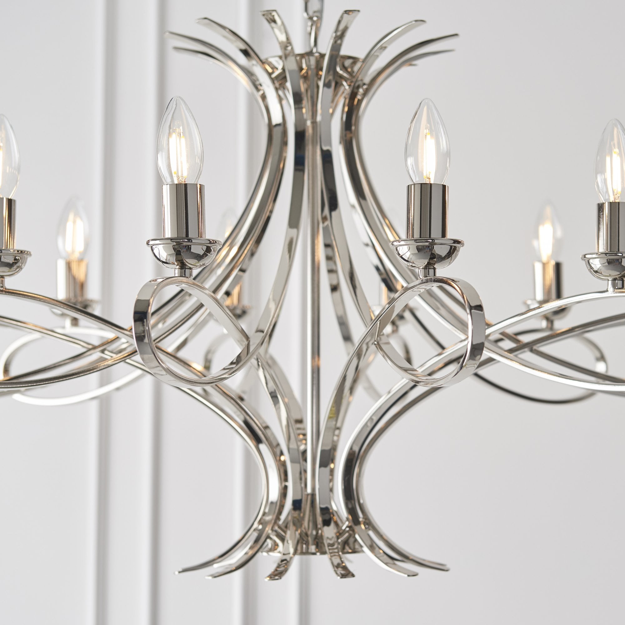 Interiors 1900 Penn 12 Light Pendant - Nickel